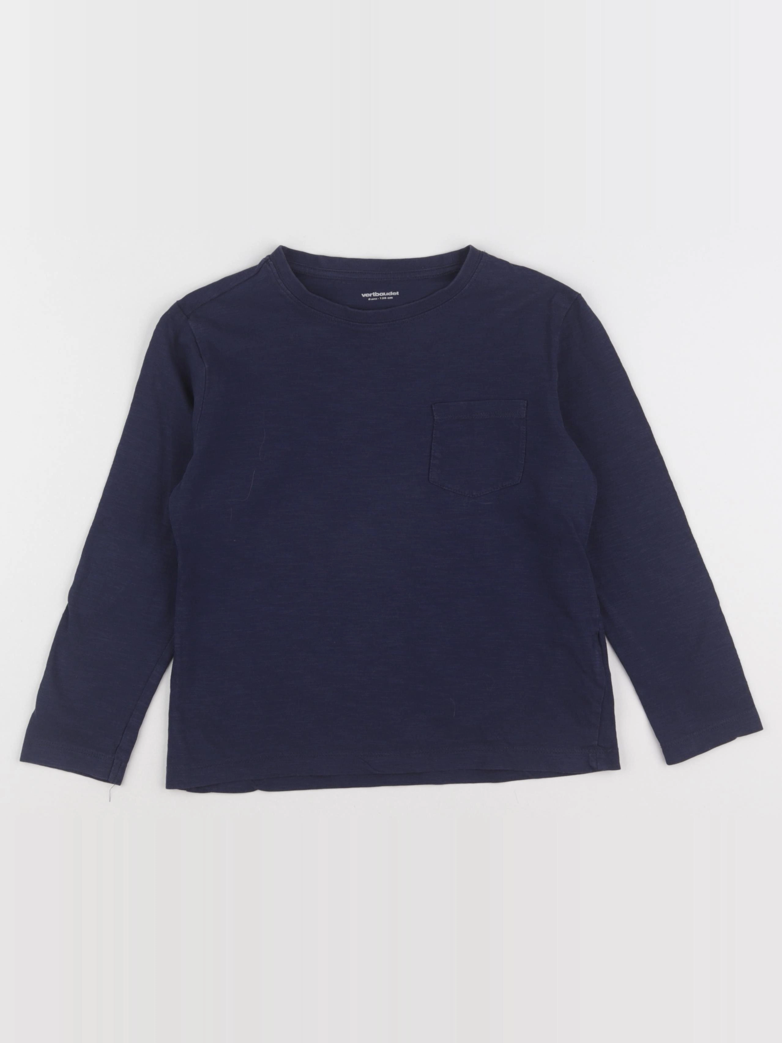 Vertbaudet - tee-shirt bleu - 8 ans
