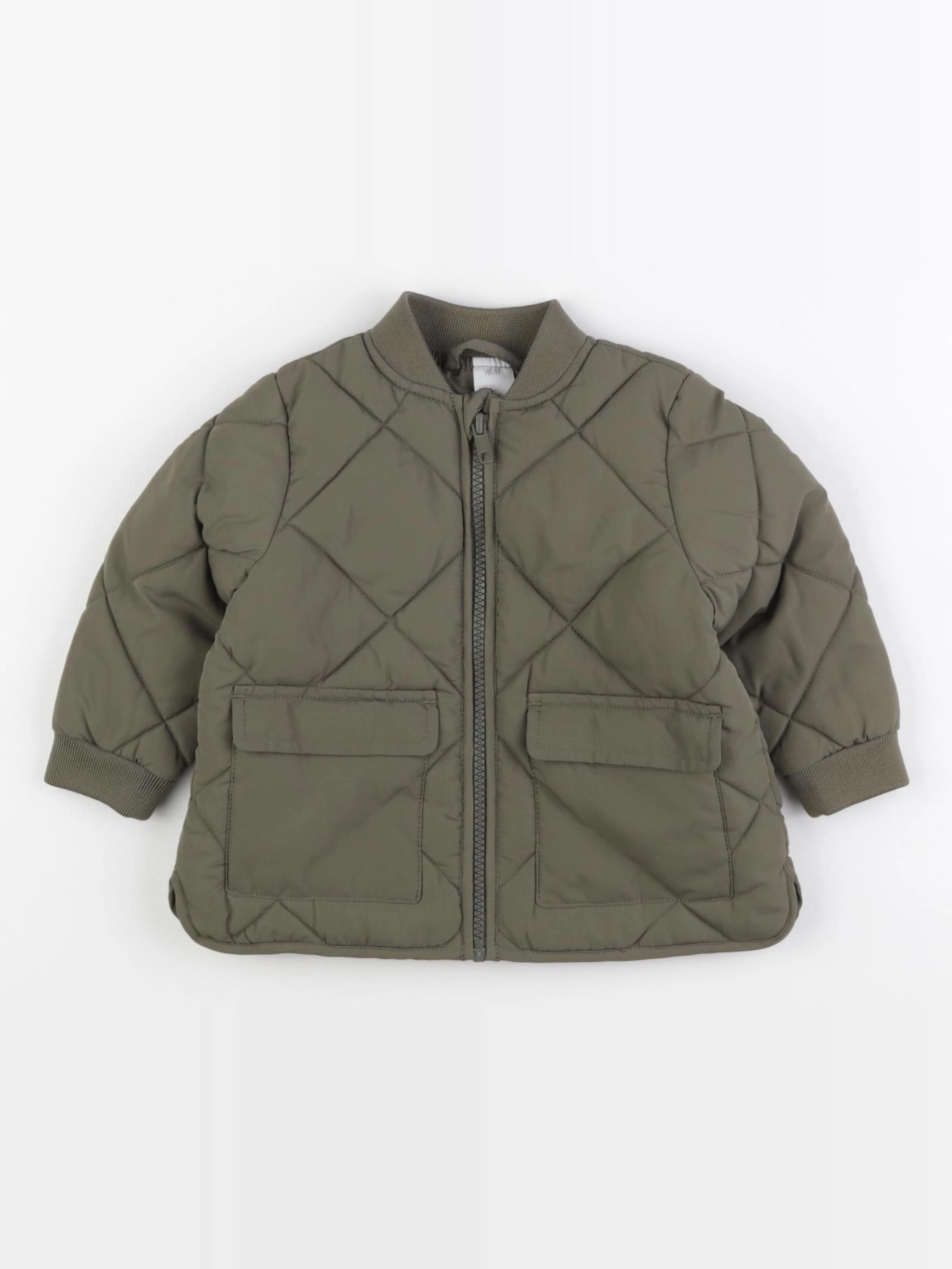 H&M - imperméable vert - 6/9 mois
