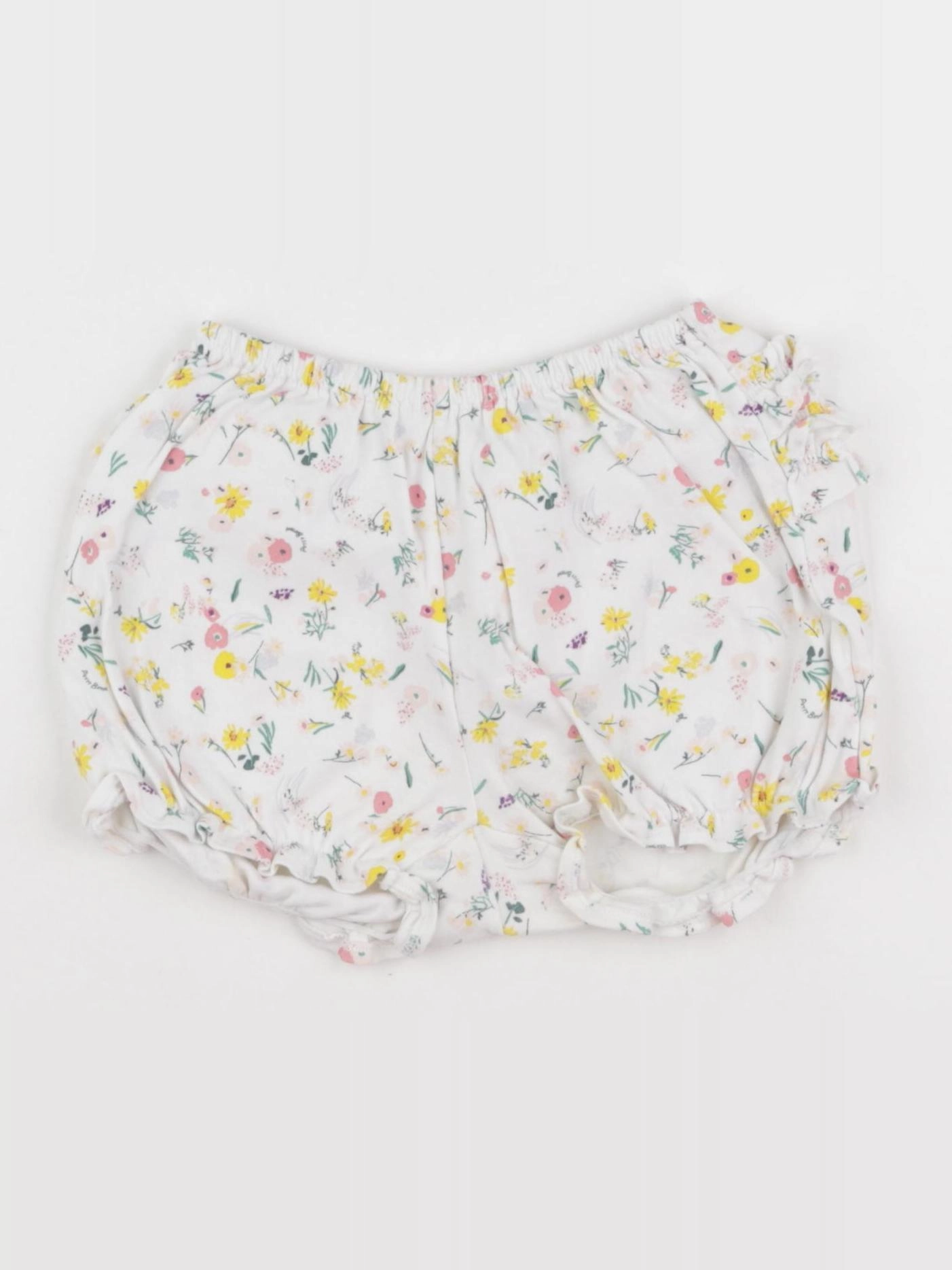 Petit Bateau - bloomer volants au dos multicolore - 24 mois
