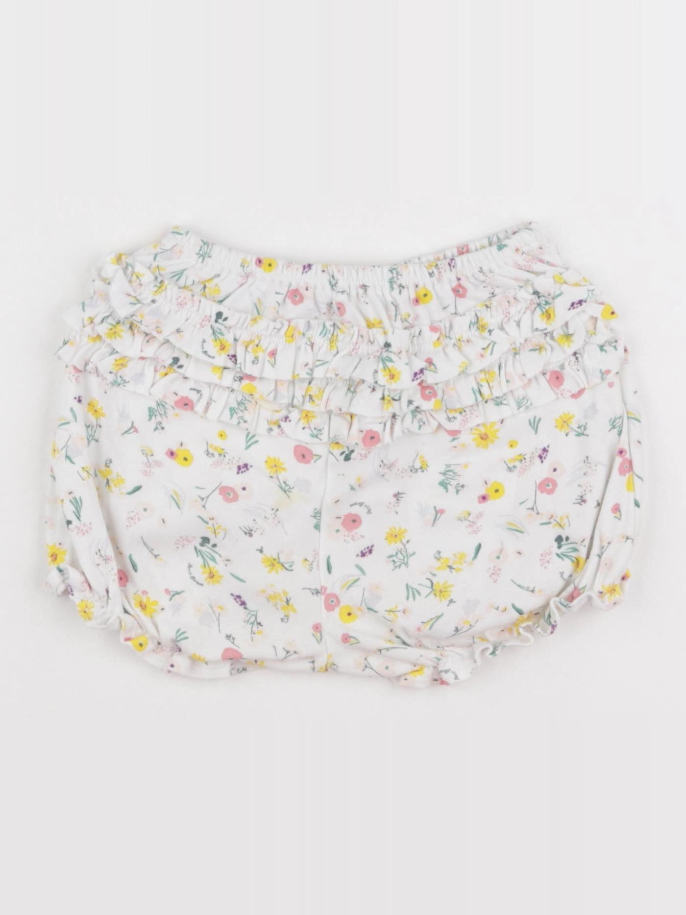 Petit Bateau - bloomer volants au dos multicolore - 24 mois
