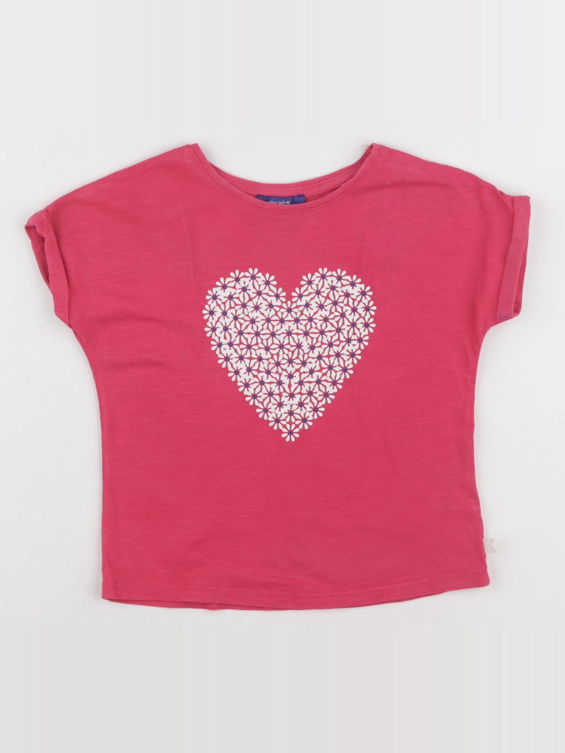 Okaidi - tee-shirt rose - 5 ans