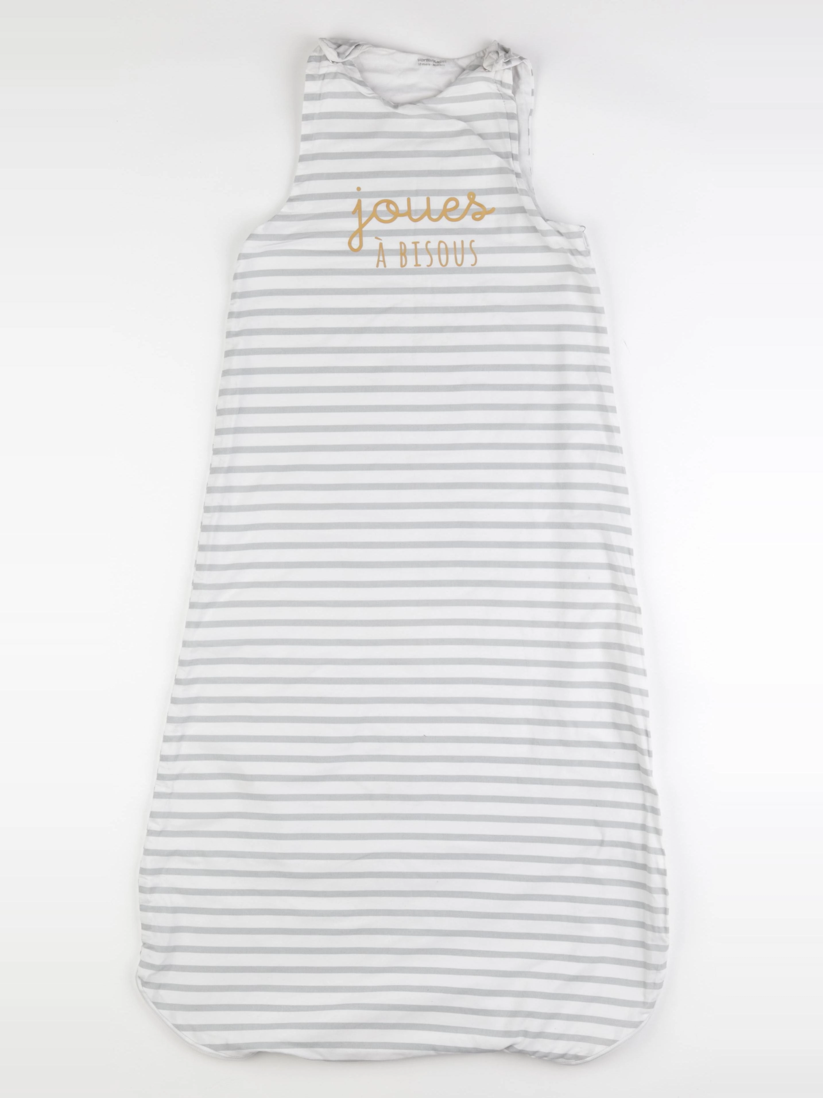 Vertbaudet - gigoteuse TOG 1 blanc, gris - 18/36 mois
