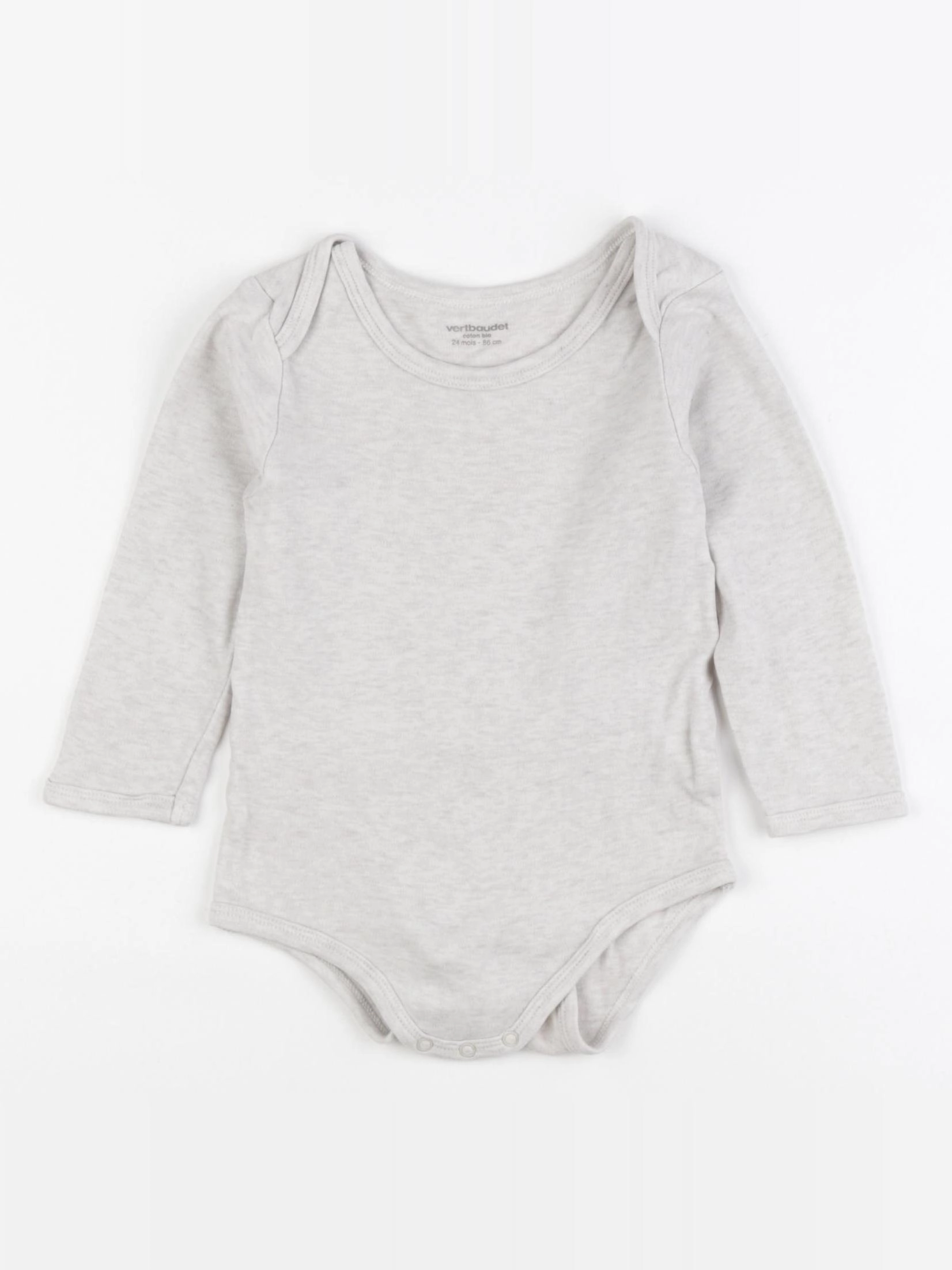 Vertbaudet - body beige - 24 mois