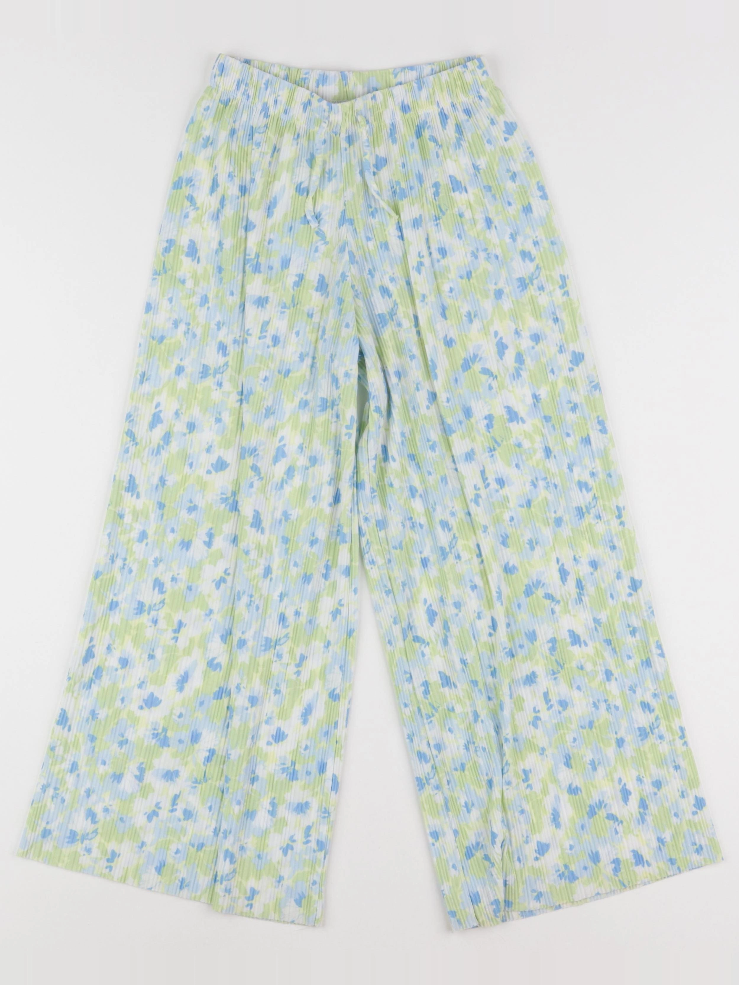 Zara - pantalon bleu, vert - 8 ans