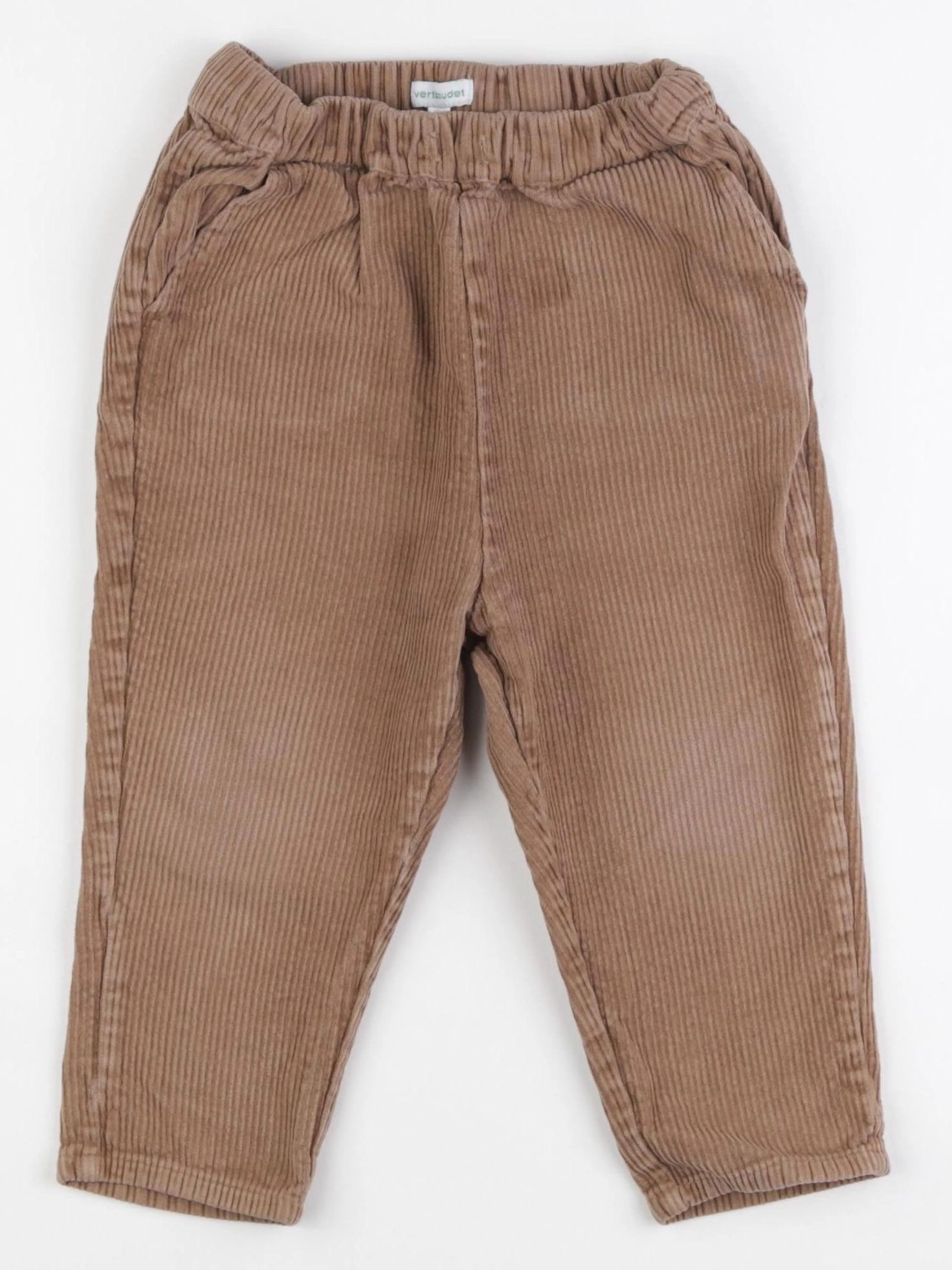 Vertbaudet - pantalon marron - 36 mois