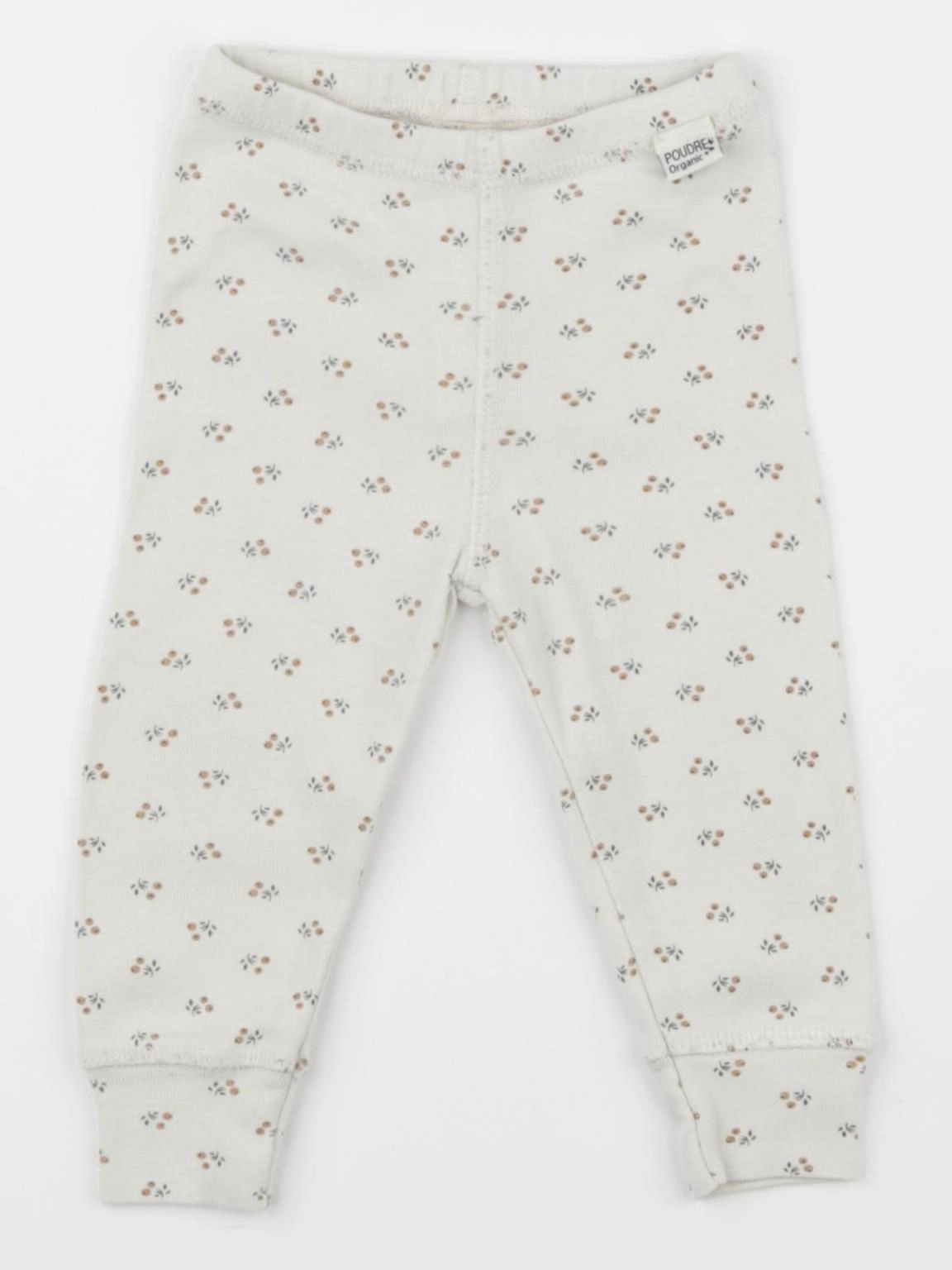 Poudre Organic - legging coton beige - 6 mois