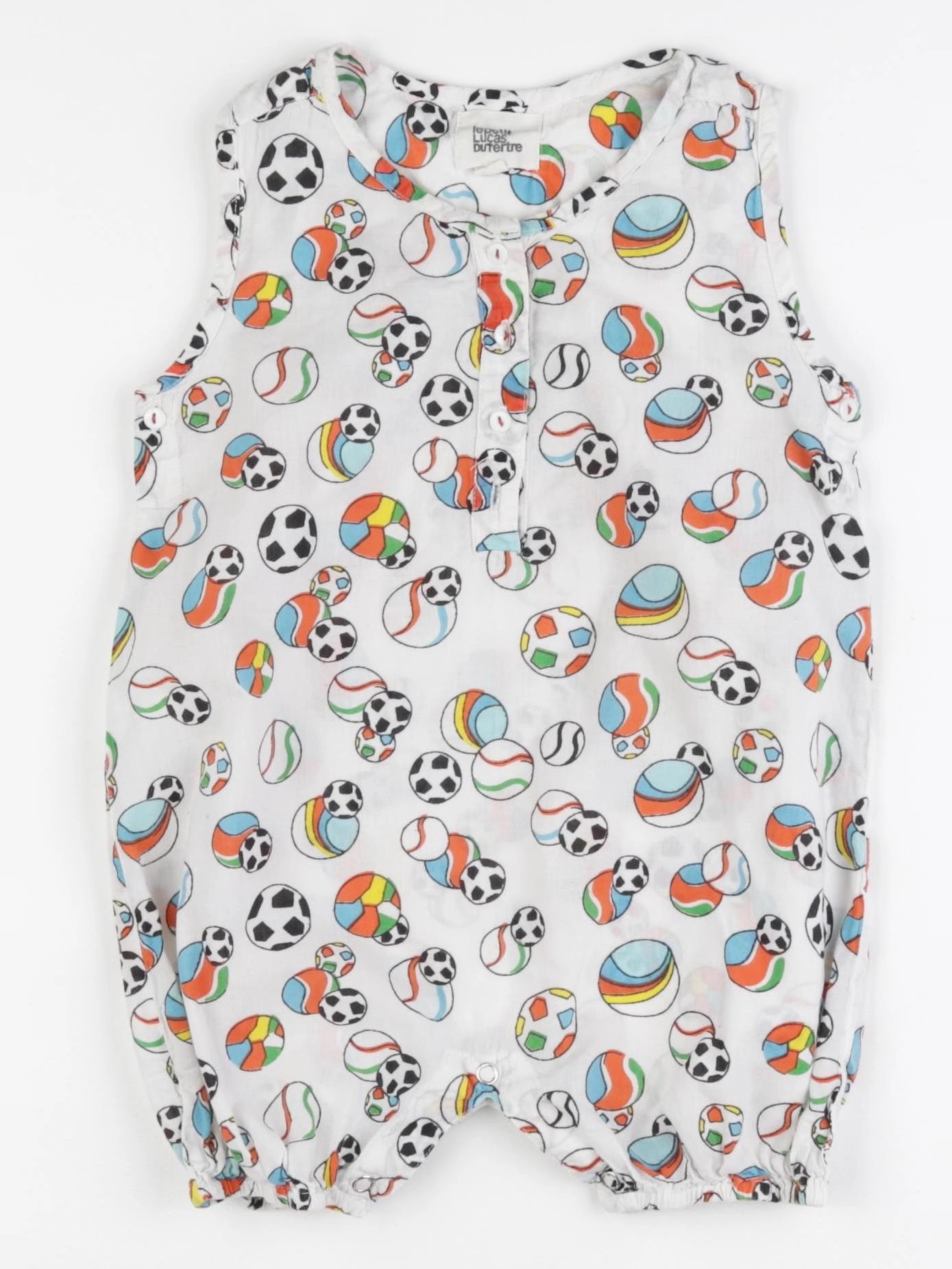 Lucas du Tertre - combinaison multicolore - 12/18 mois