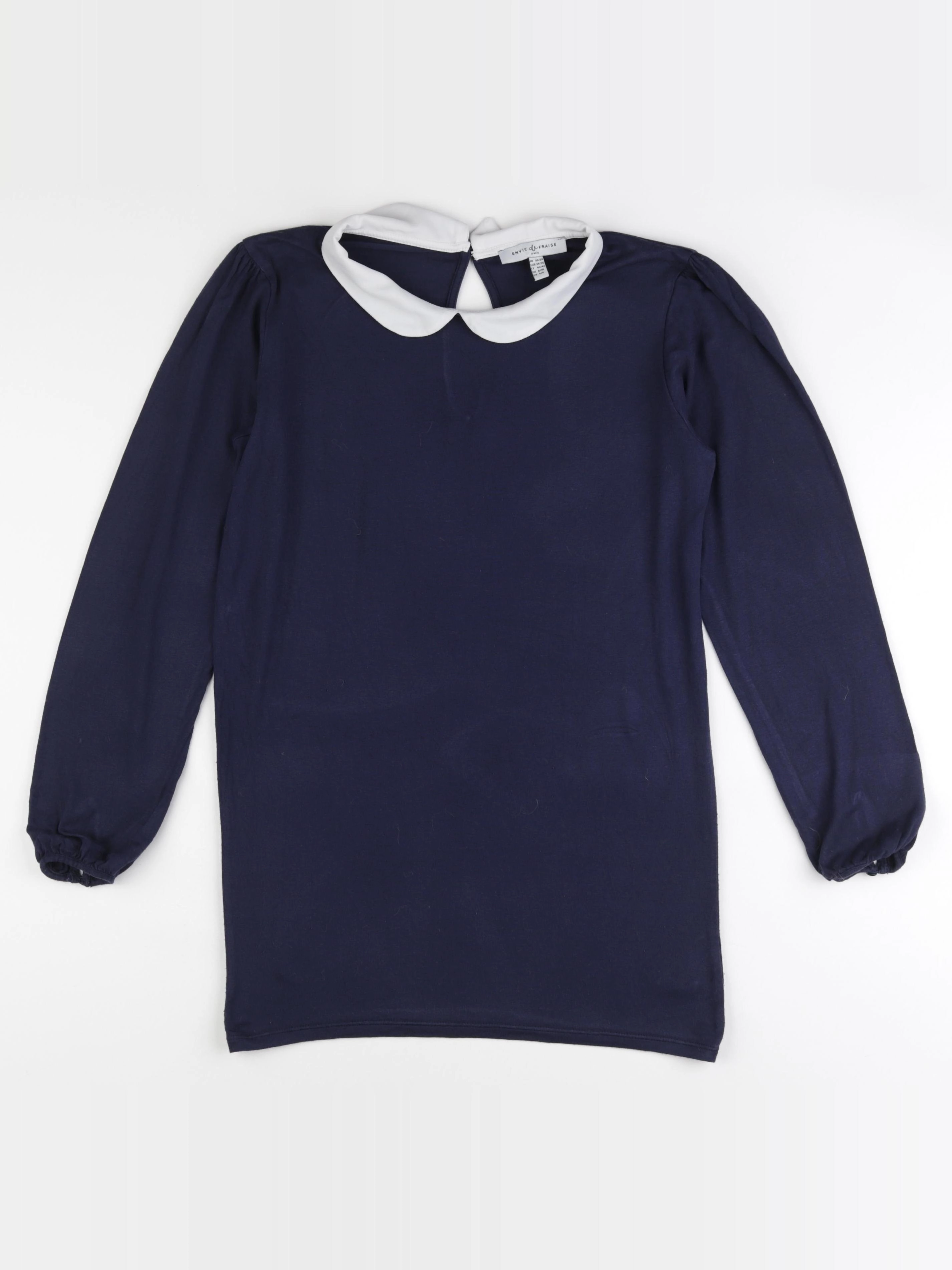 Envie de fraise - tee-shirt allaitement bleu - 36 à 38