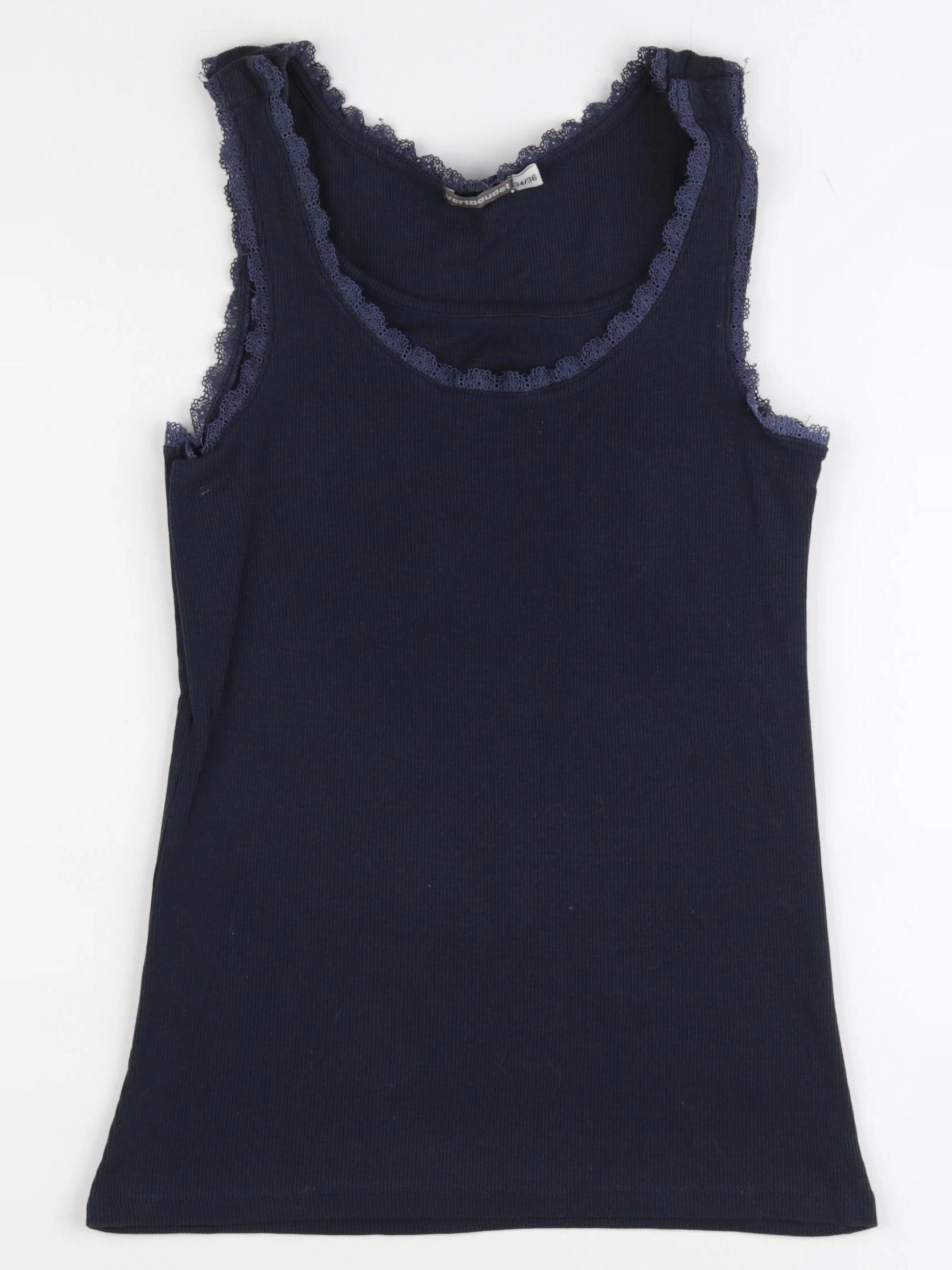 Vertbaudet - débardeur allaitement bleu - 34 à 36