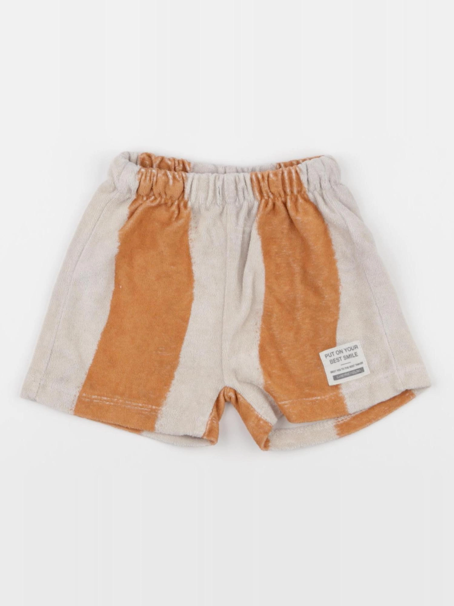 Zara - short beige, orange - 2 ans
