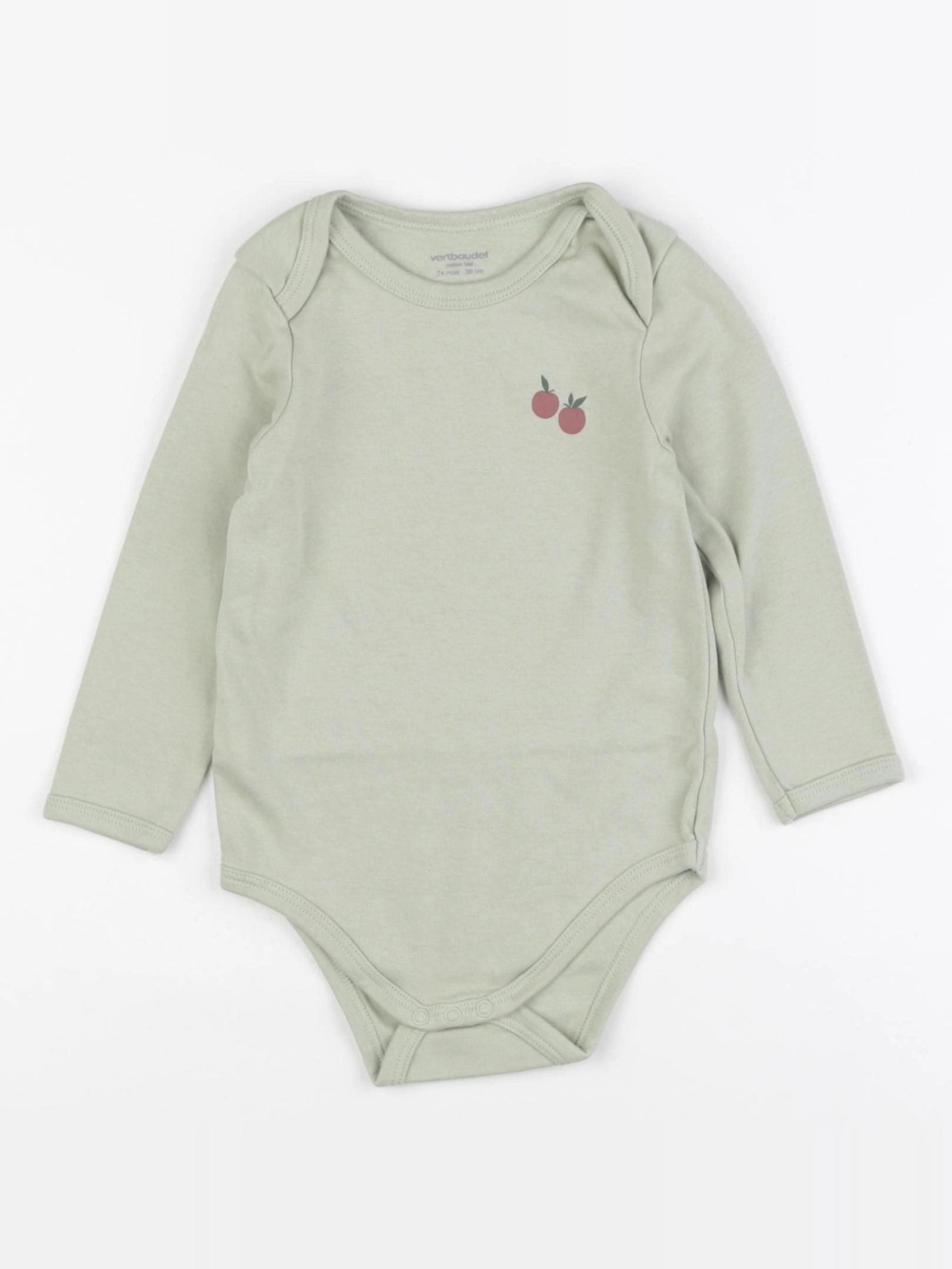 Vertbaudet - body vert - 24 mois