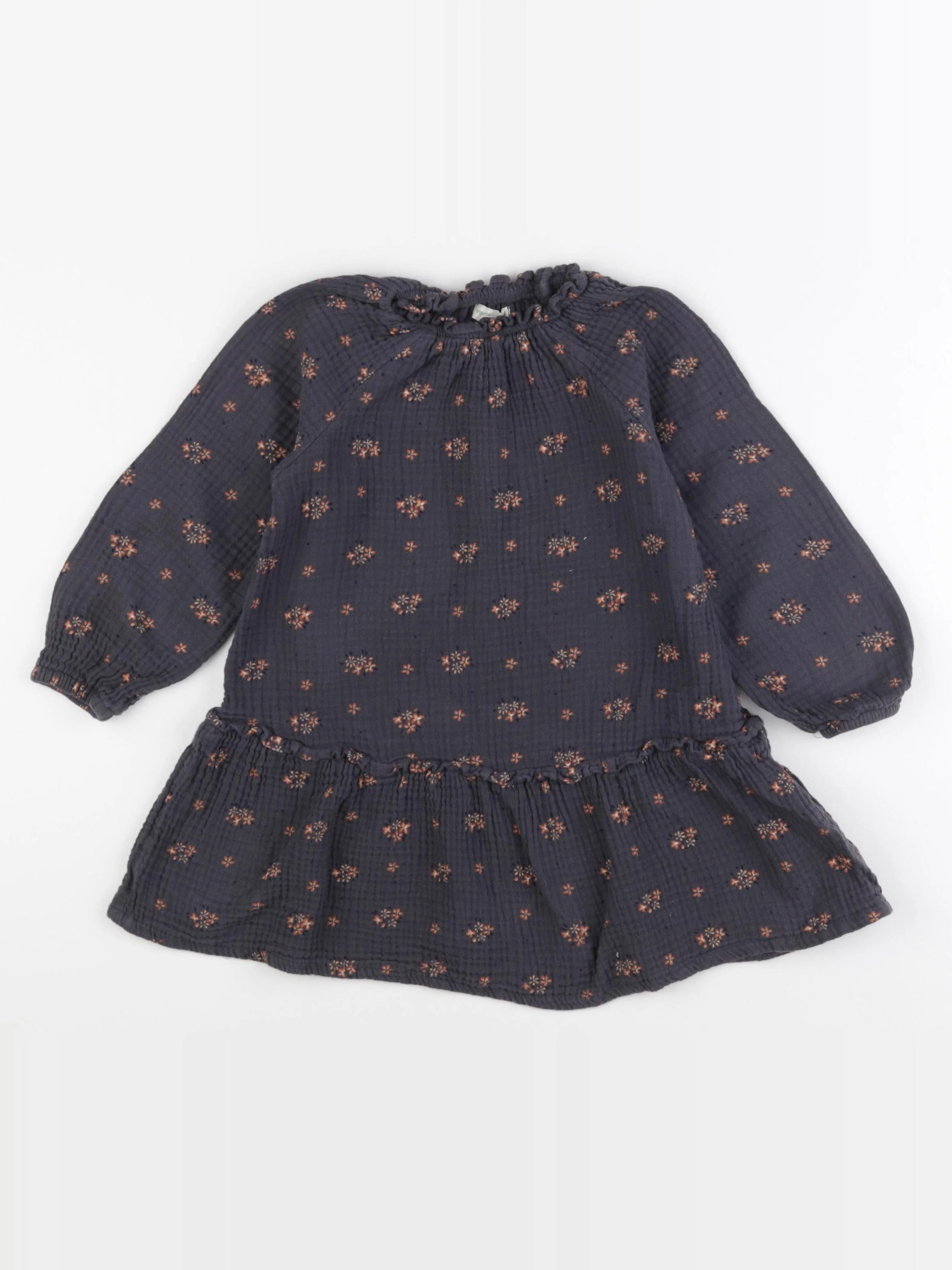 Vertbaudet - robe bleu - 4 ans