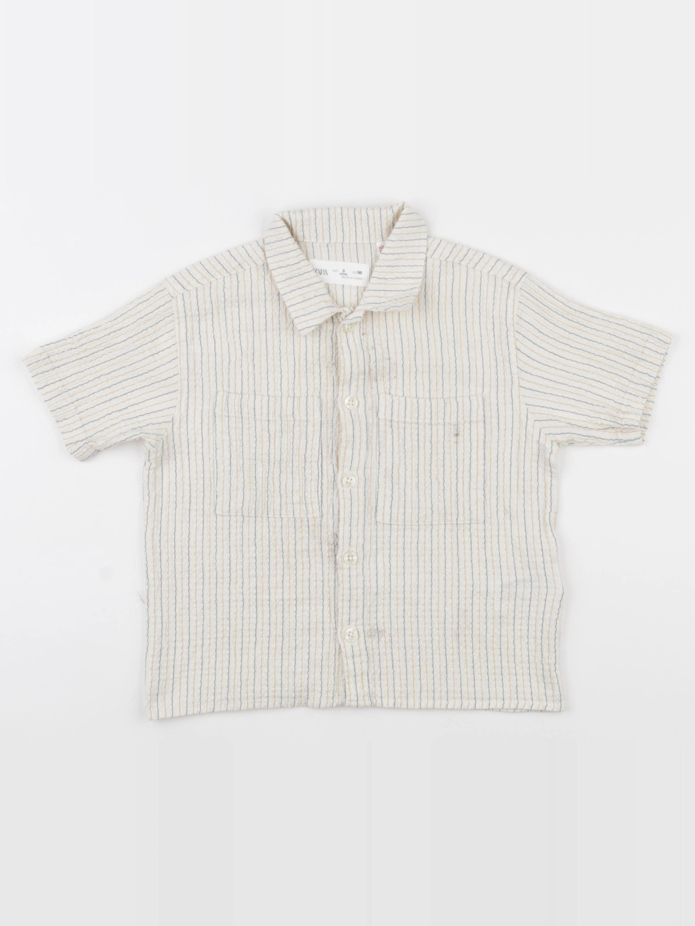 Zara - chemise beige - 3 ans