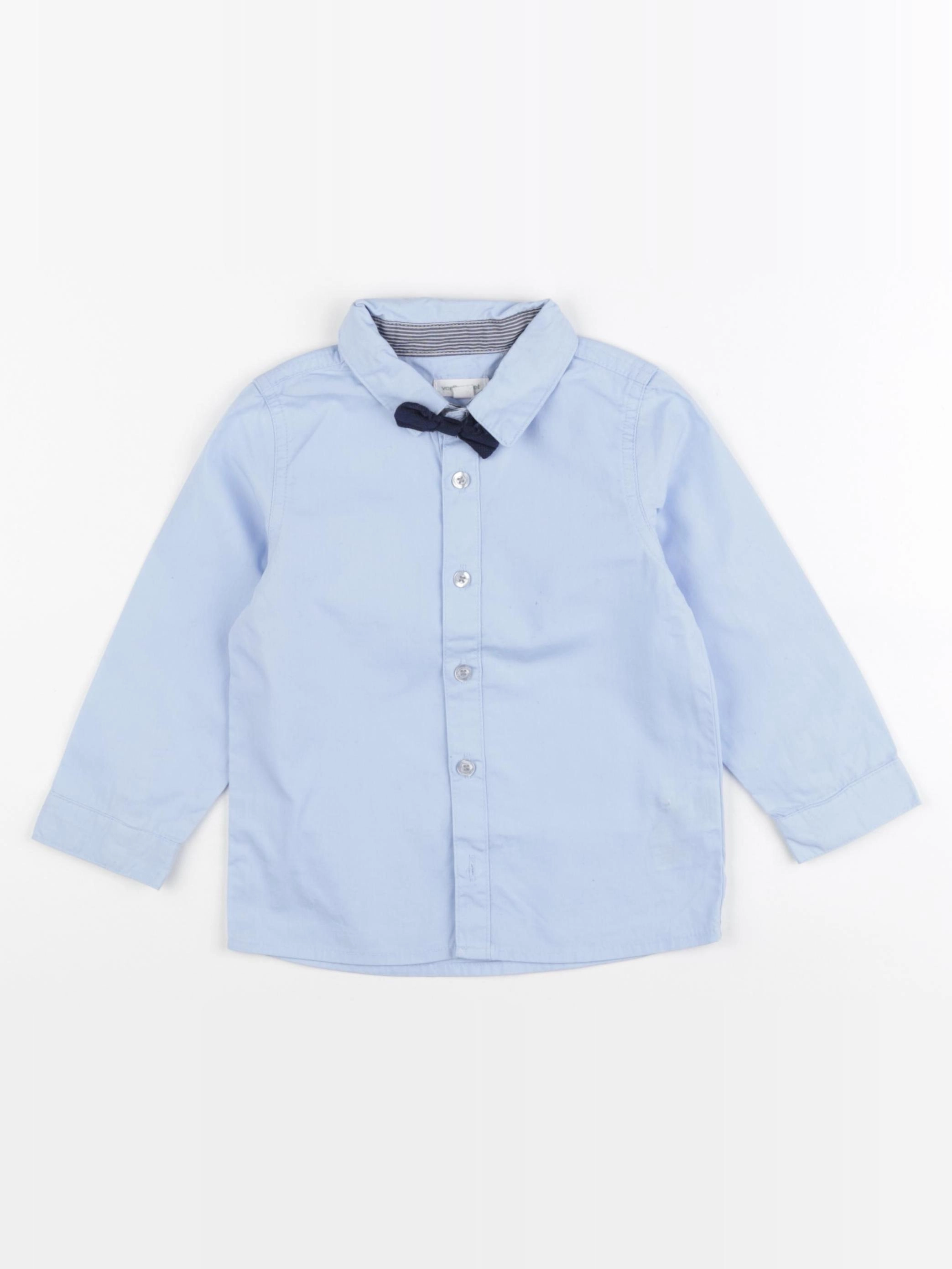 Vertbaudet - chemise bleu - 2 ans