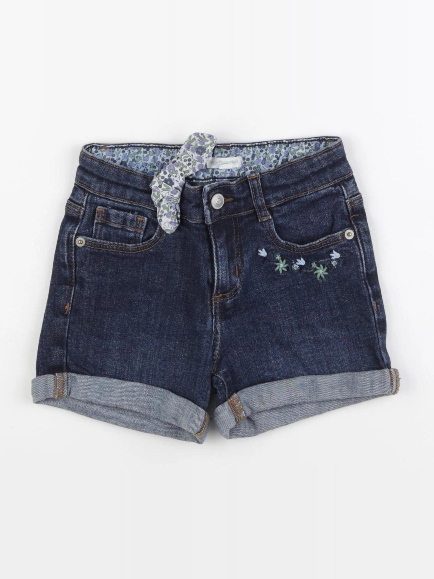 Vertbaudet - short bleu - 6 ans