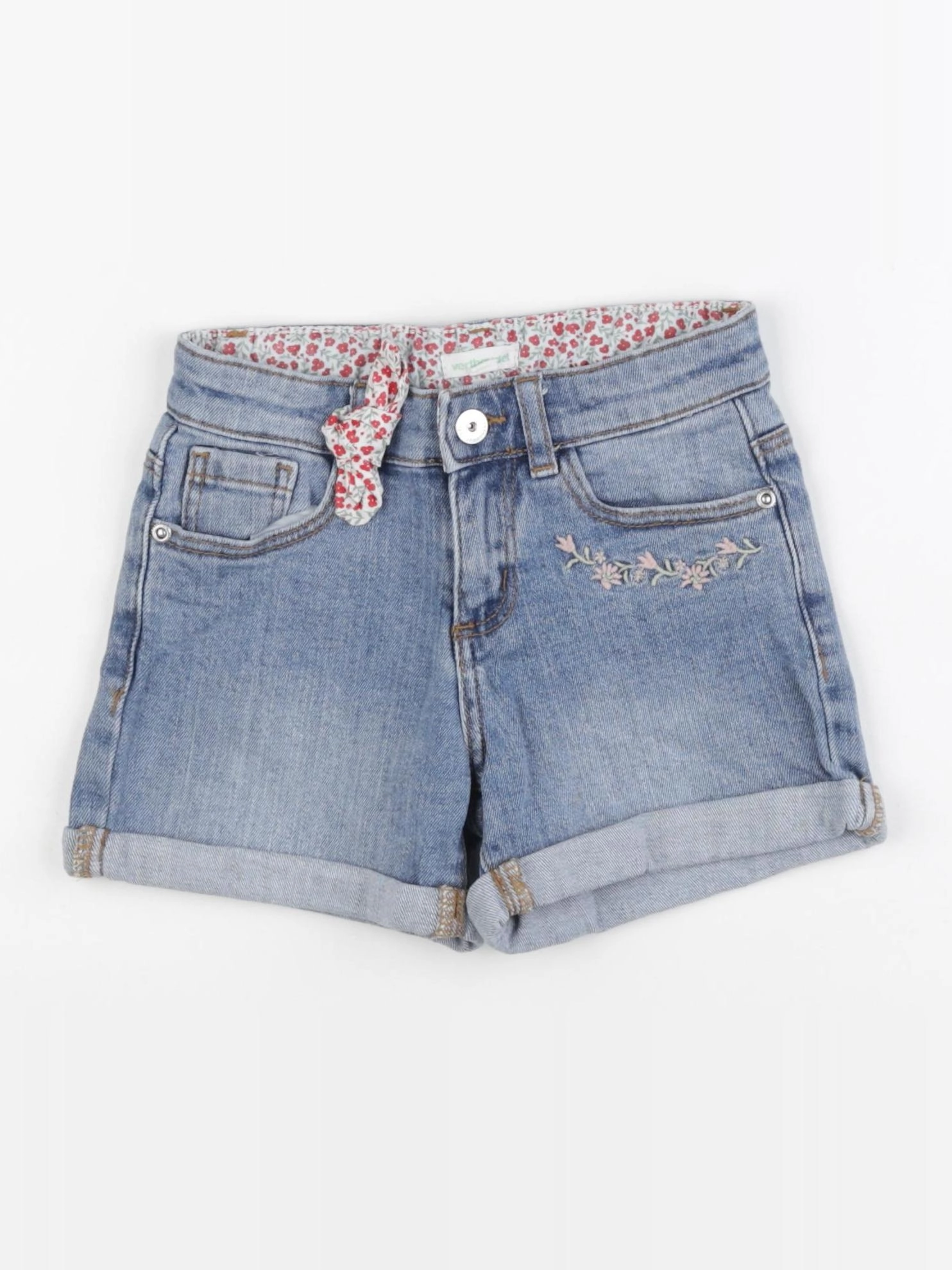 Vertbaudet - short bleu - 6 ans