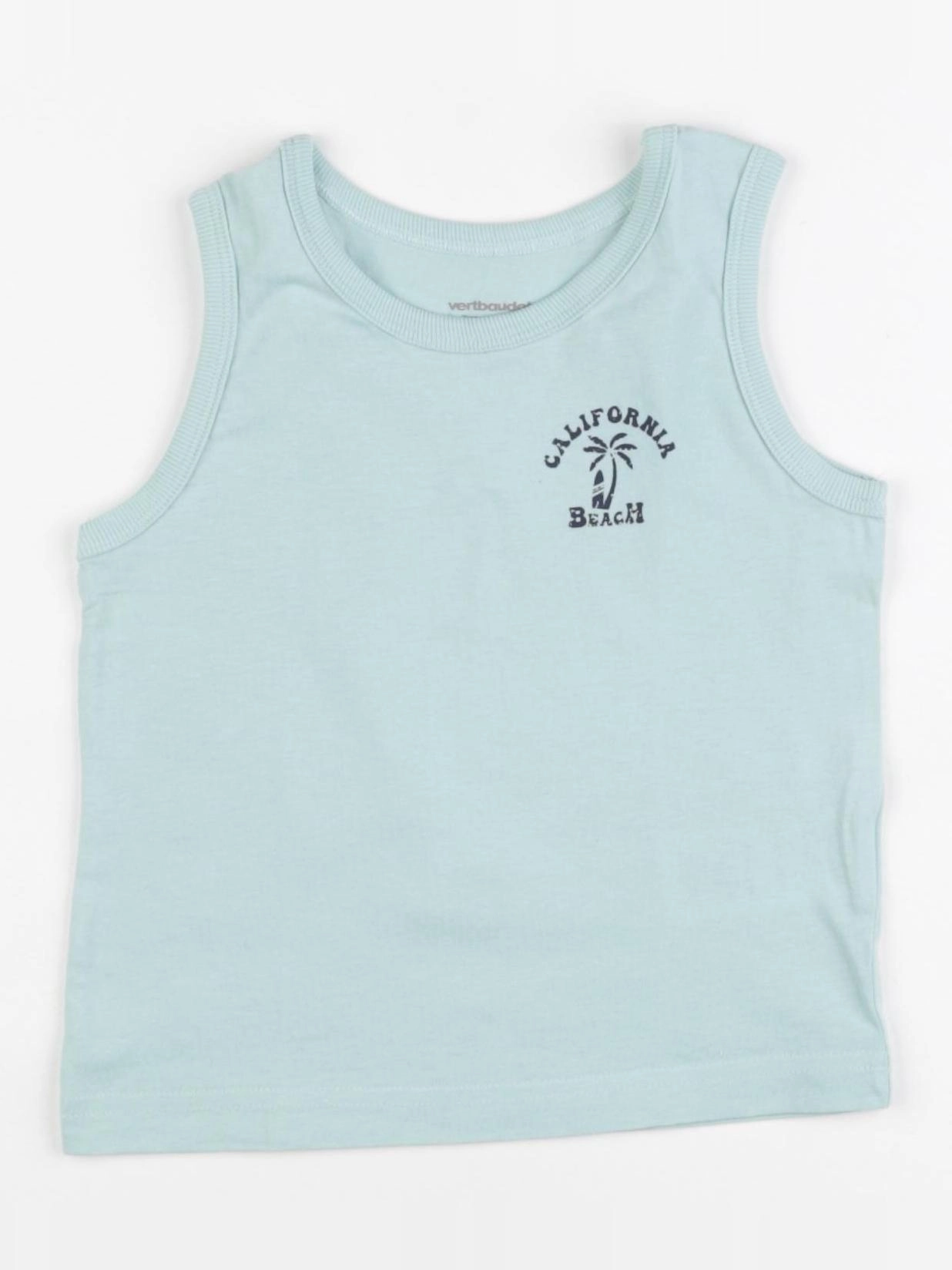 Vertbaudet - débardeur vert - 2 ans