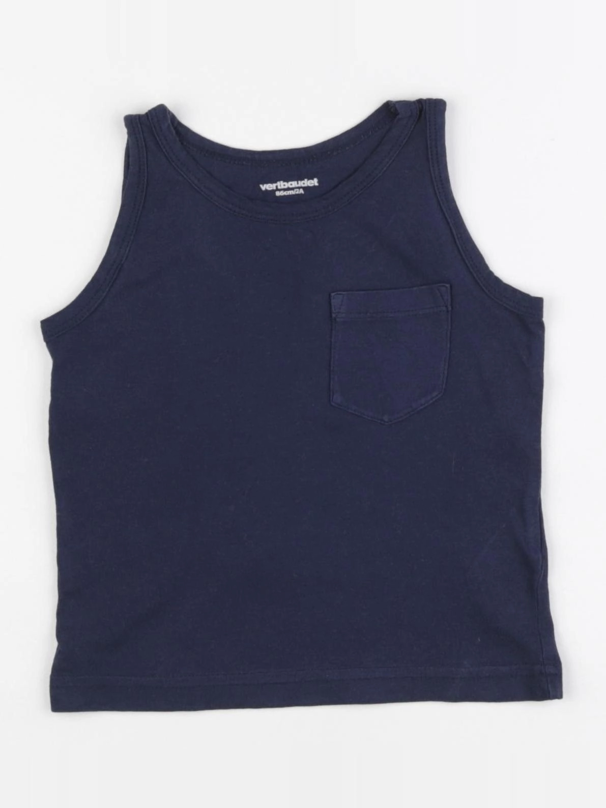 Vertbaudet - débardeur bleu - 2 ans