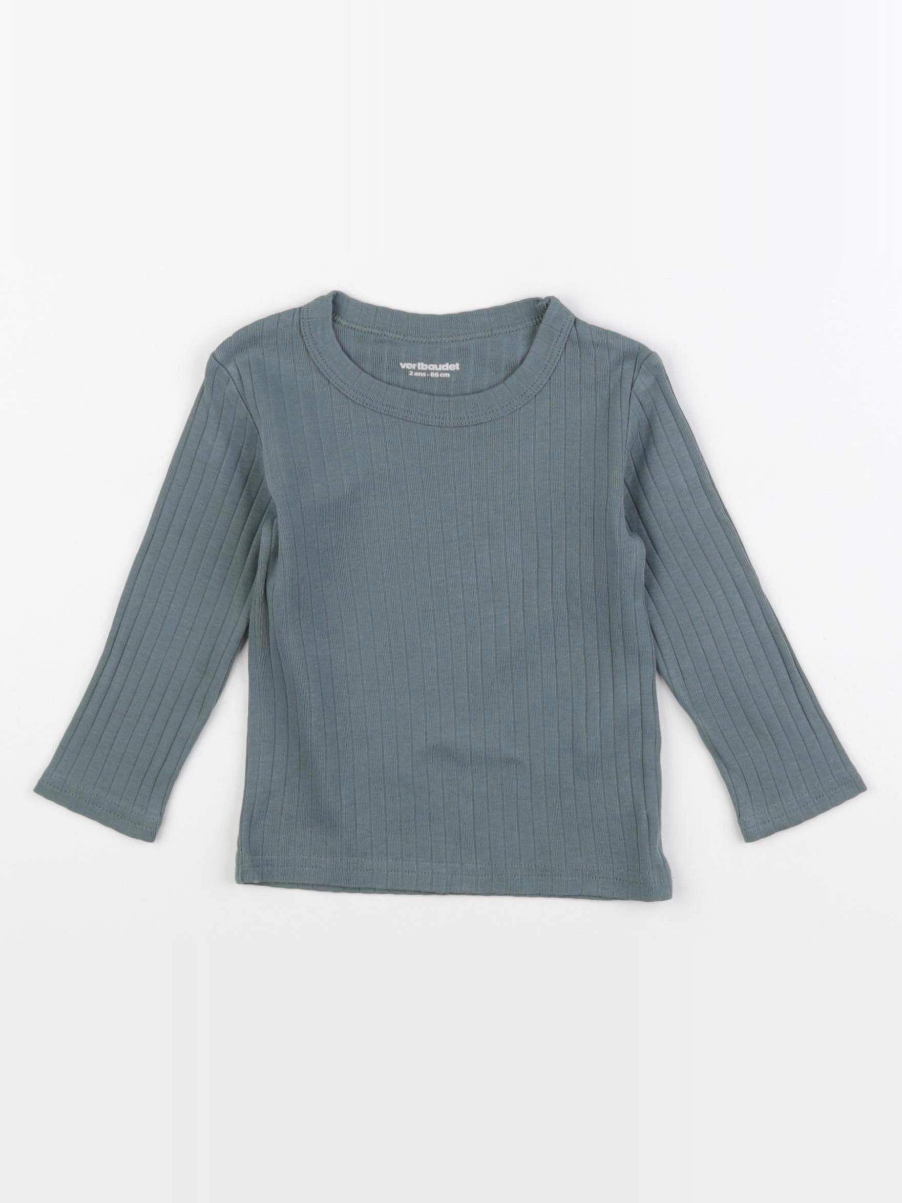 Vertbaudet - maillot de corps vert - 2 ans
