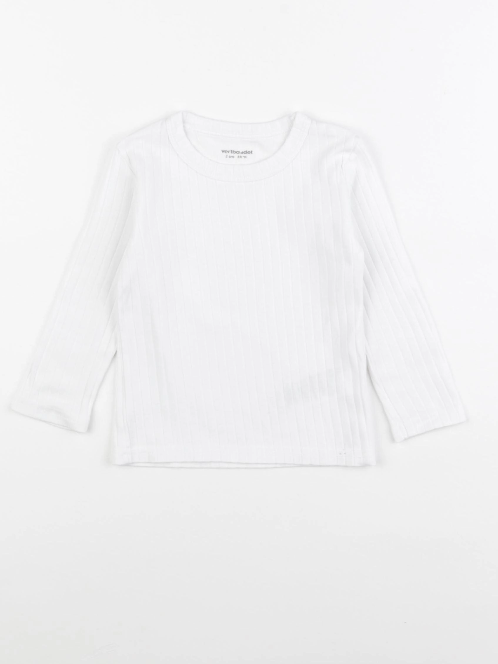 Vertbaudet - maillot de corps blanc - 2 ans