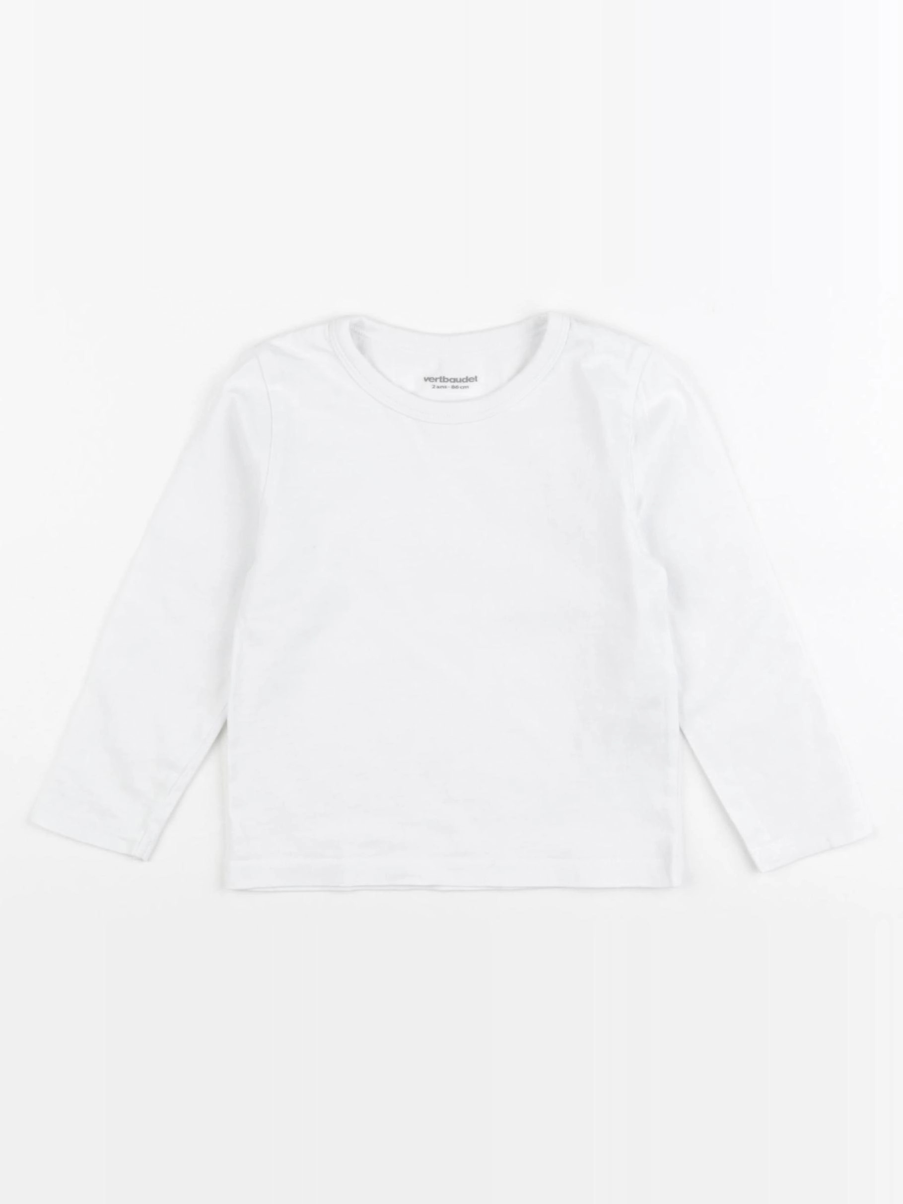 Vertbaudet - maillot de corps blanc - 2 ans