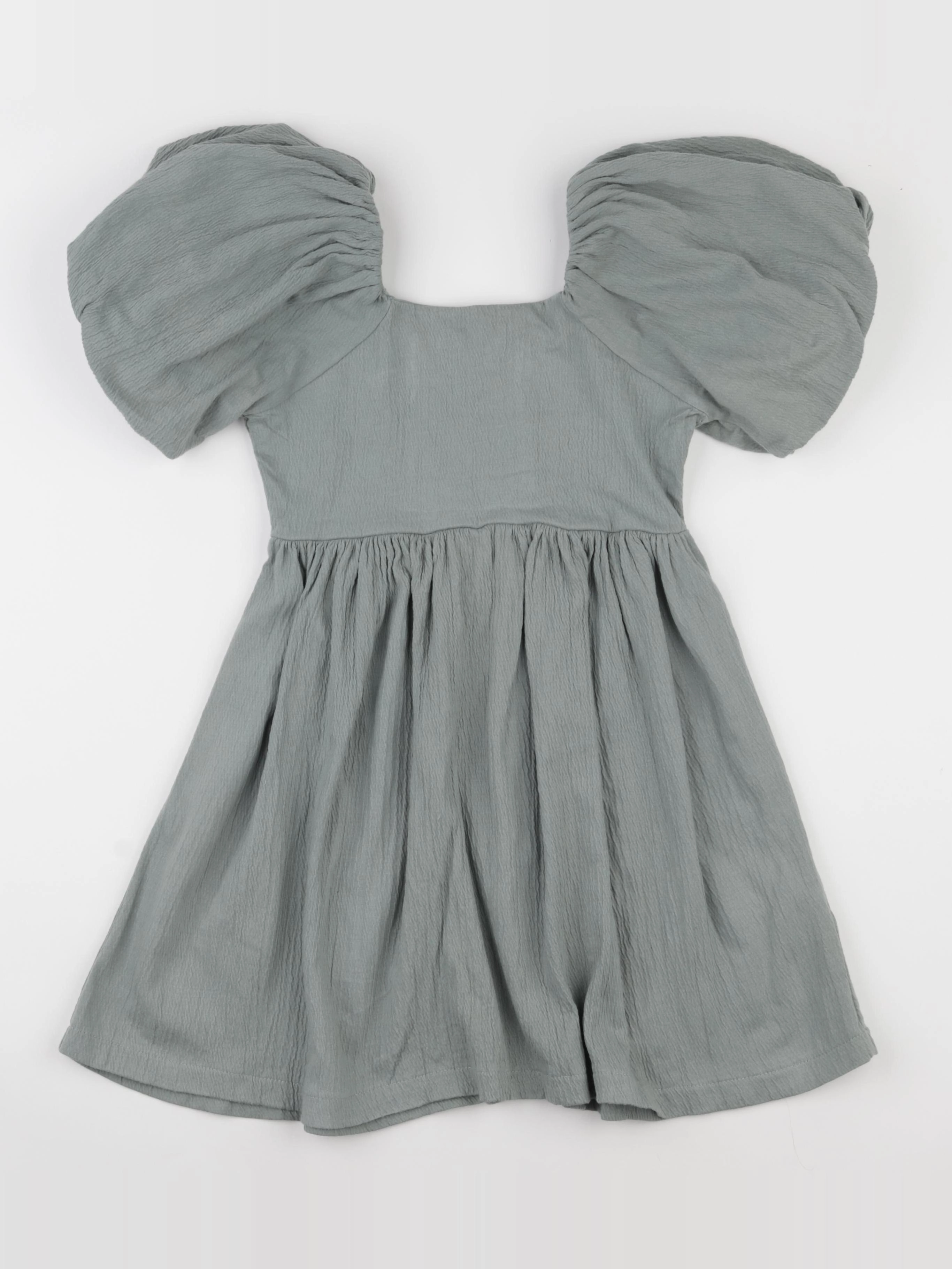 Vertbaudet - robe vert - 8 ans