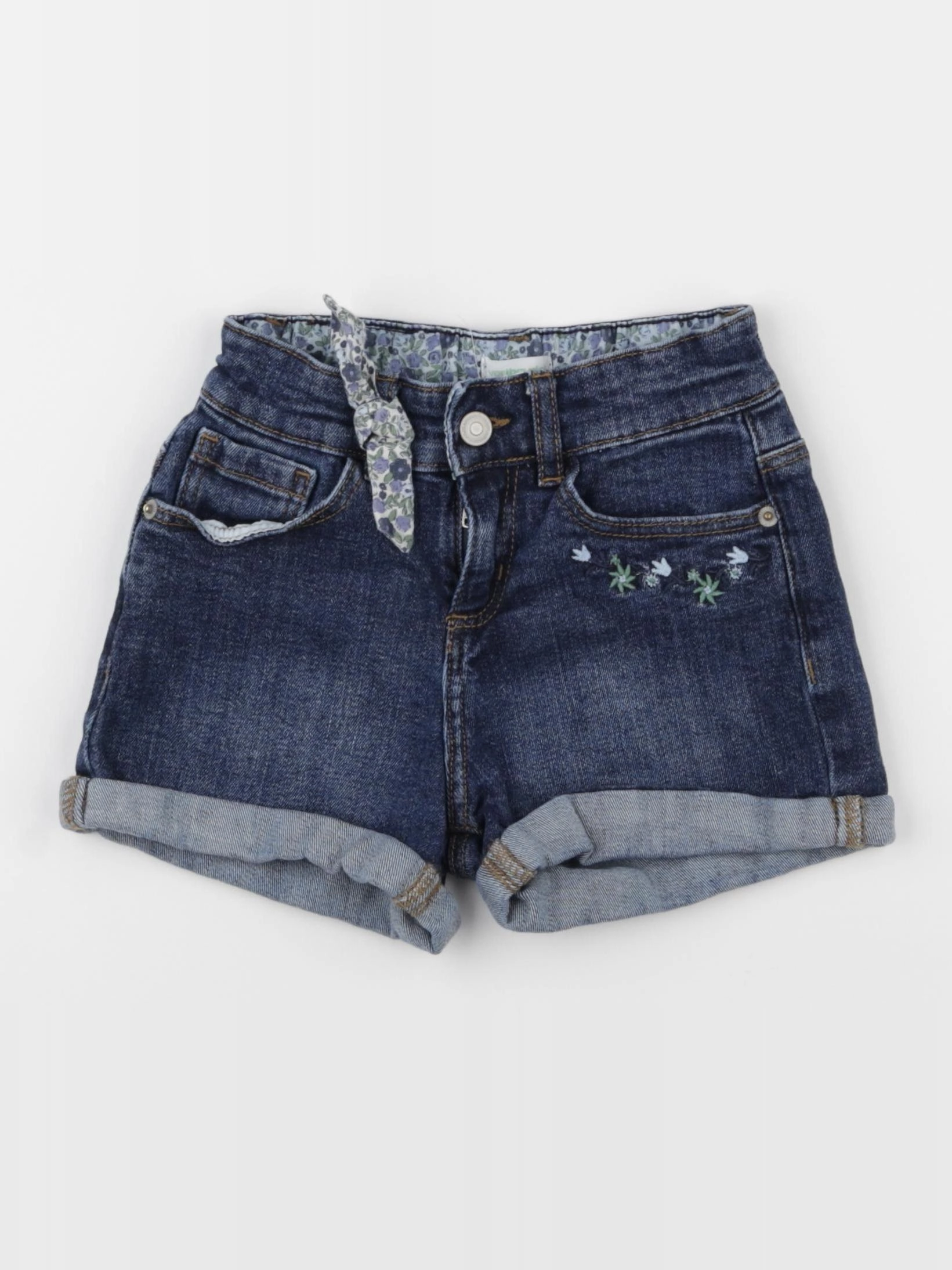 Vertbaudet - short bleu - 6 ans