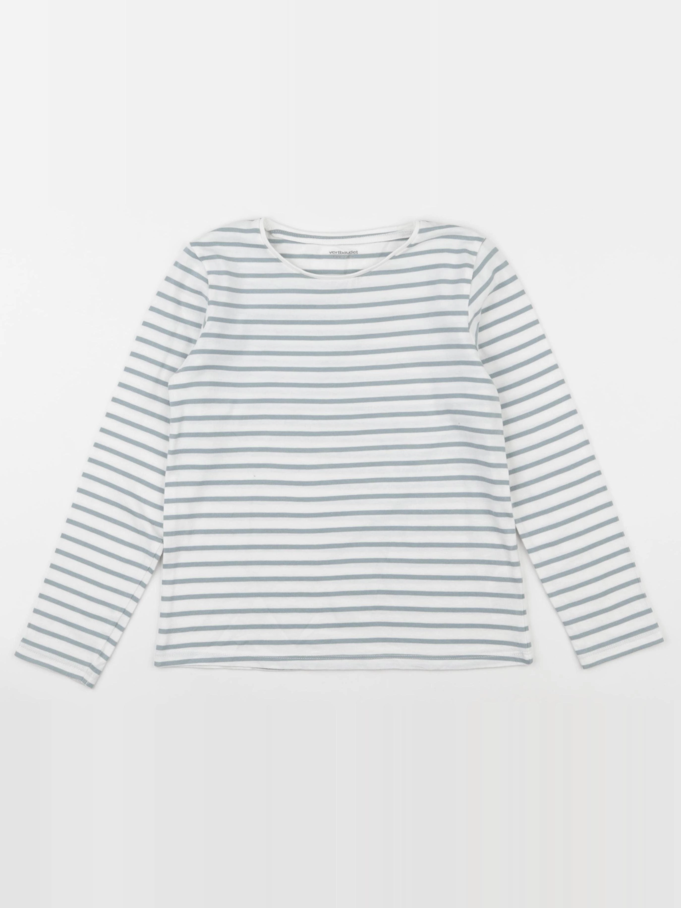 Vertbaudet - tee-shirt beige, vert - 8 ans