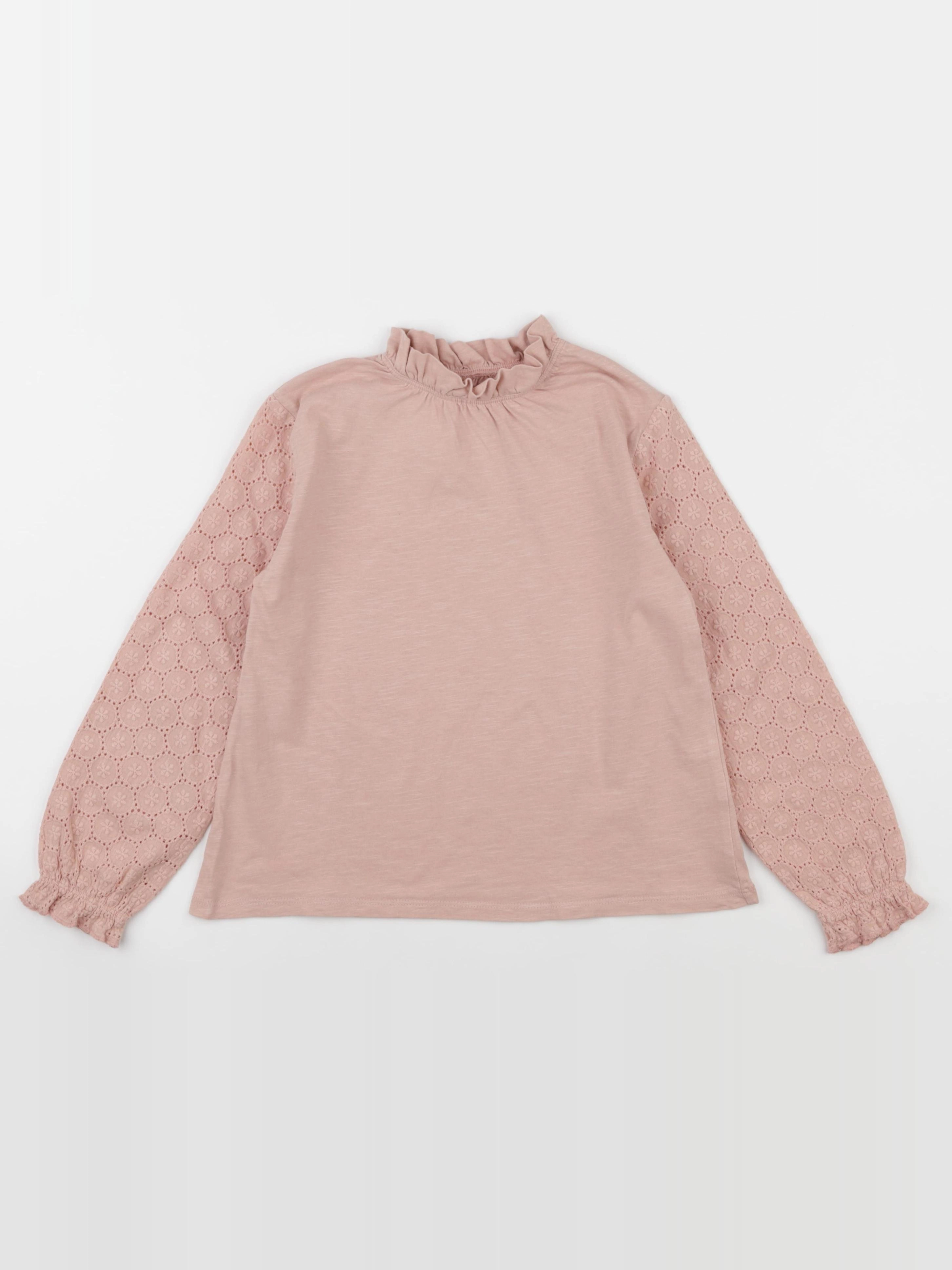 Vertbaudet - tee-shirt rose - 8 ans