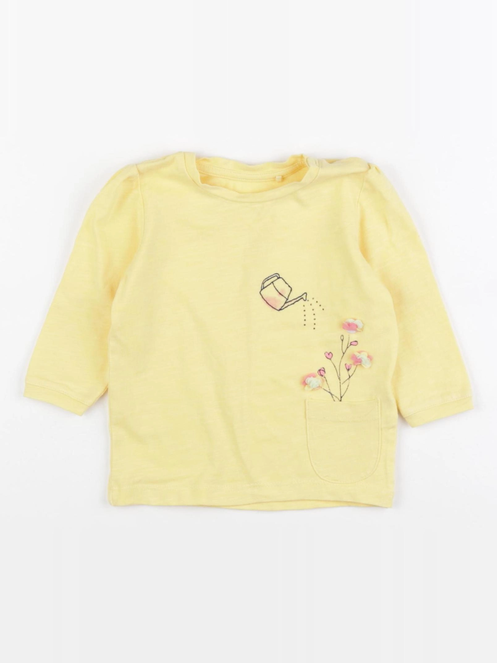 Name it - tee-shirt jaune - 4/6 mois