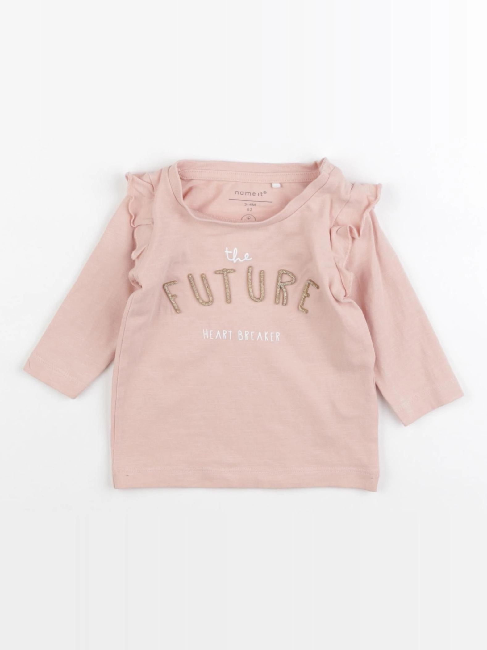 Name it - tee-shirt rose - 2/4 mois
