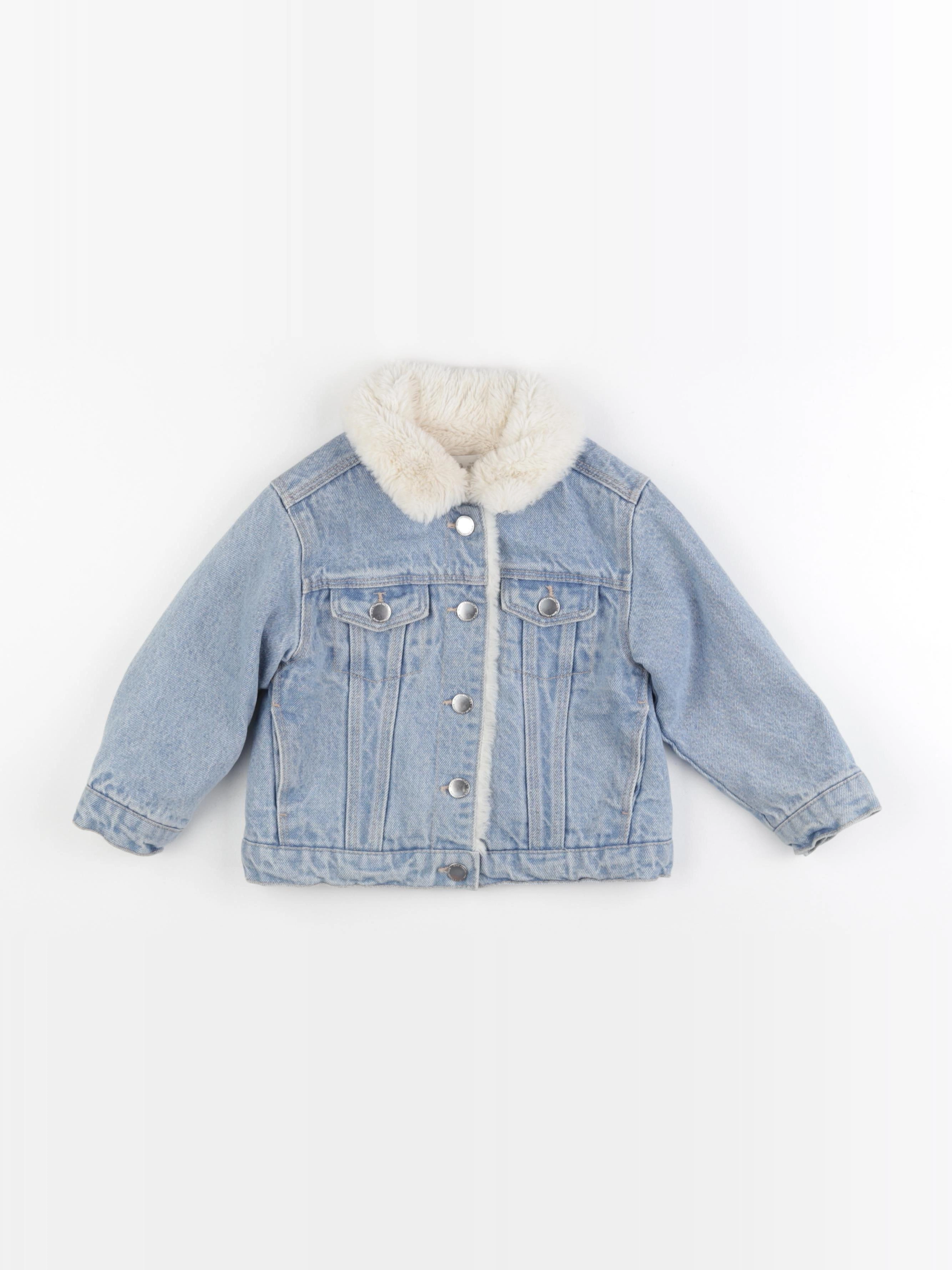 Mango - veste bleu - 18/24 mois