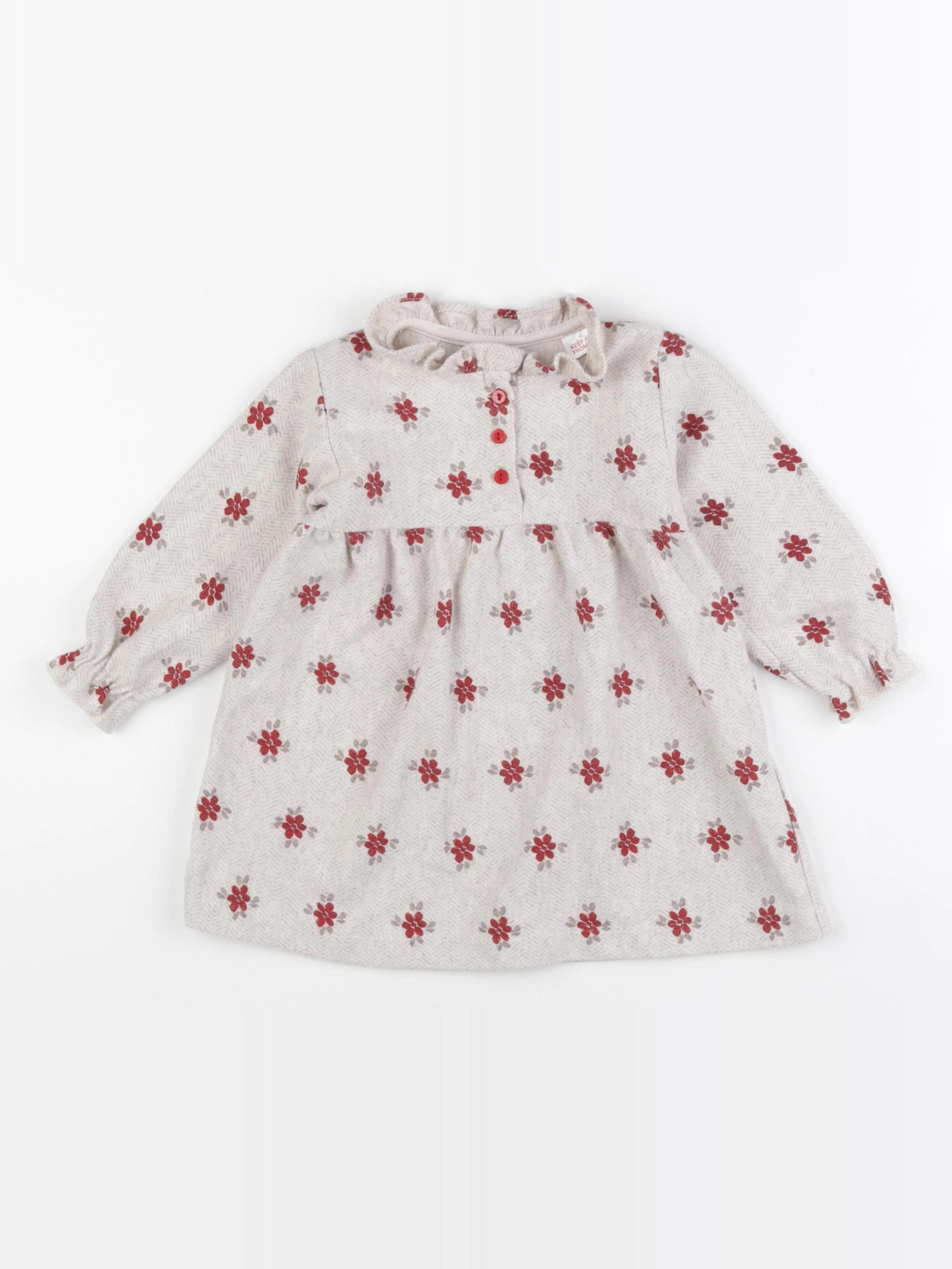 Zara - robe beige - 9/12 mois