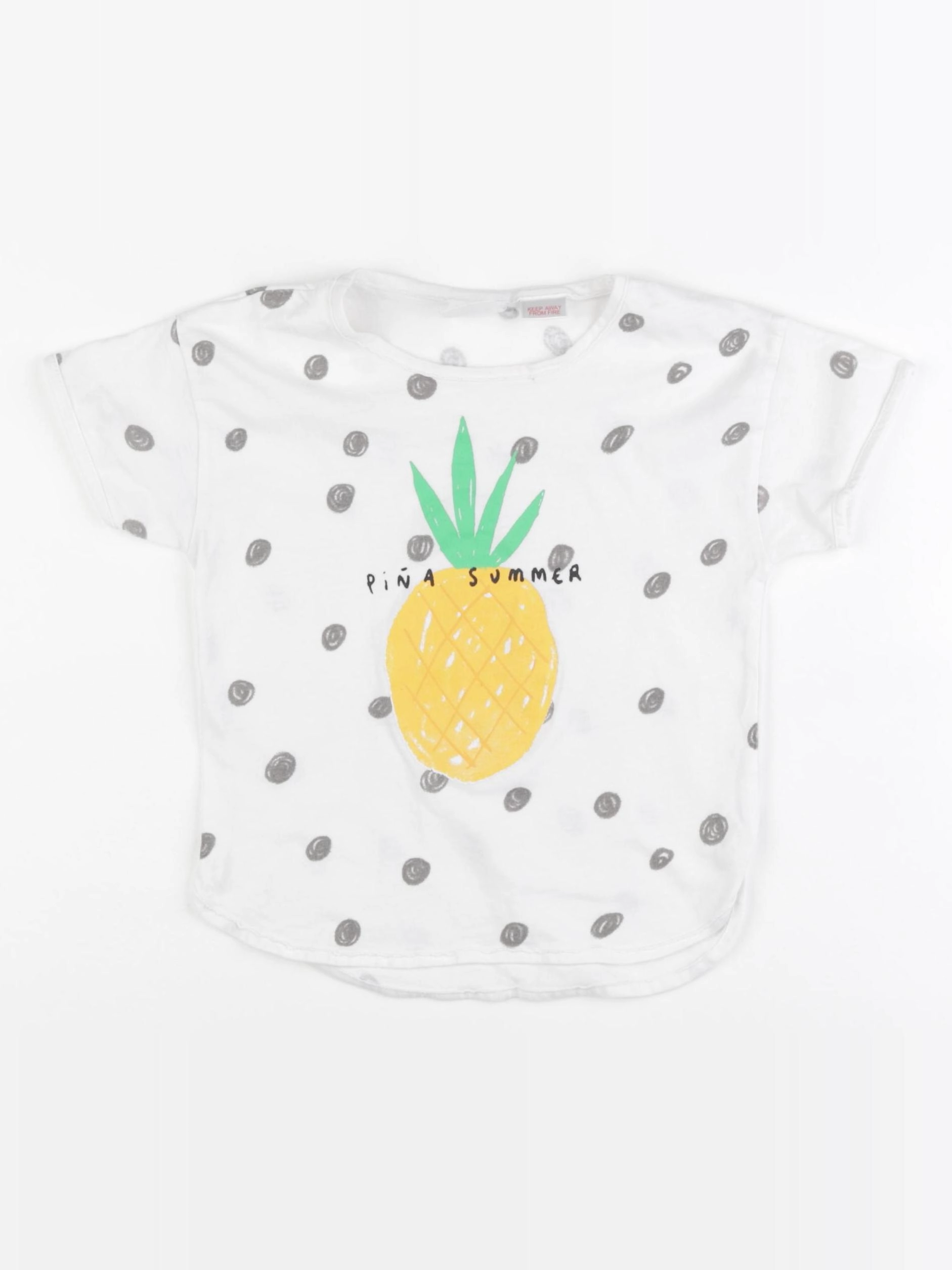 Zara - tee-shirt blanc - 18/24 mois