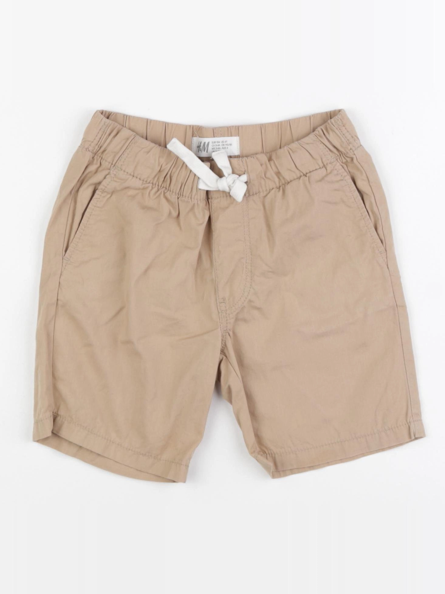 H&M - short beige - 3/4 ans