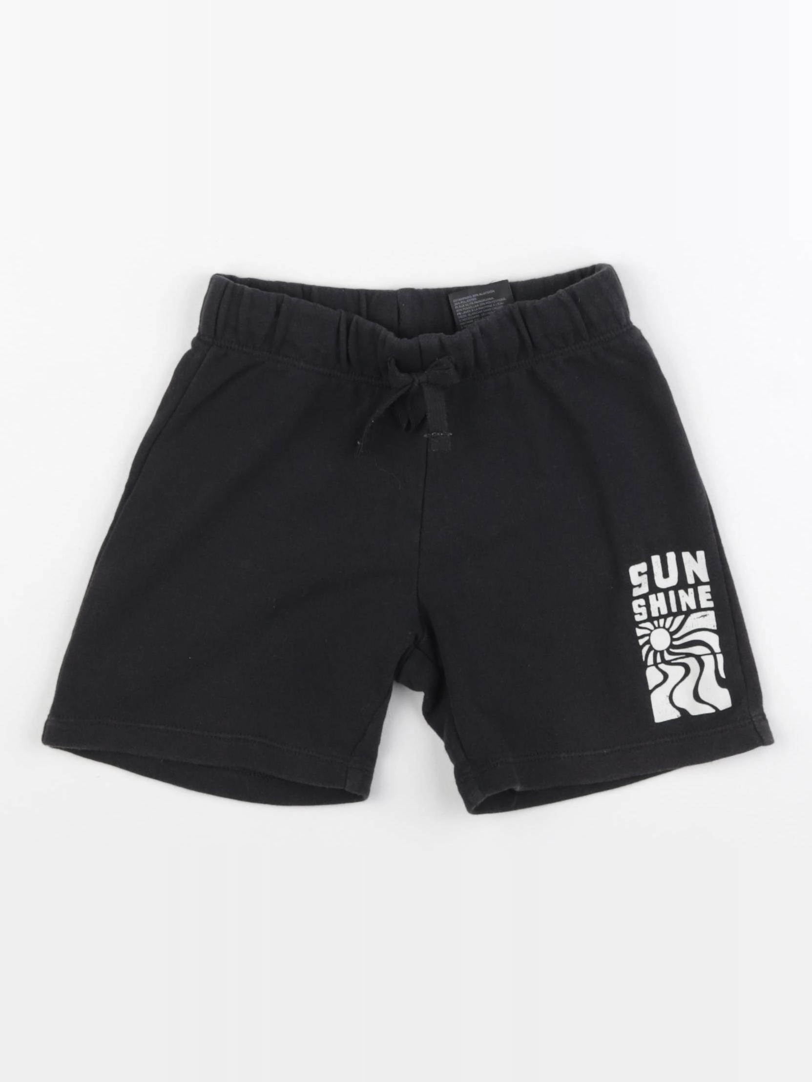 H&M - short noir - 4/5 ans