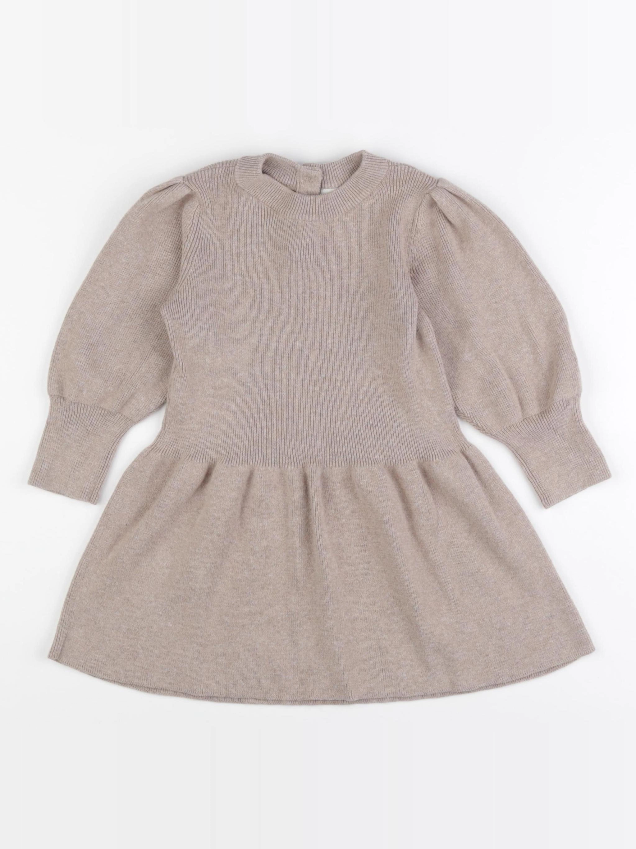 H&M - robe beige - 9/12 mois