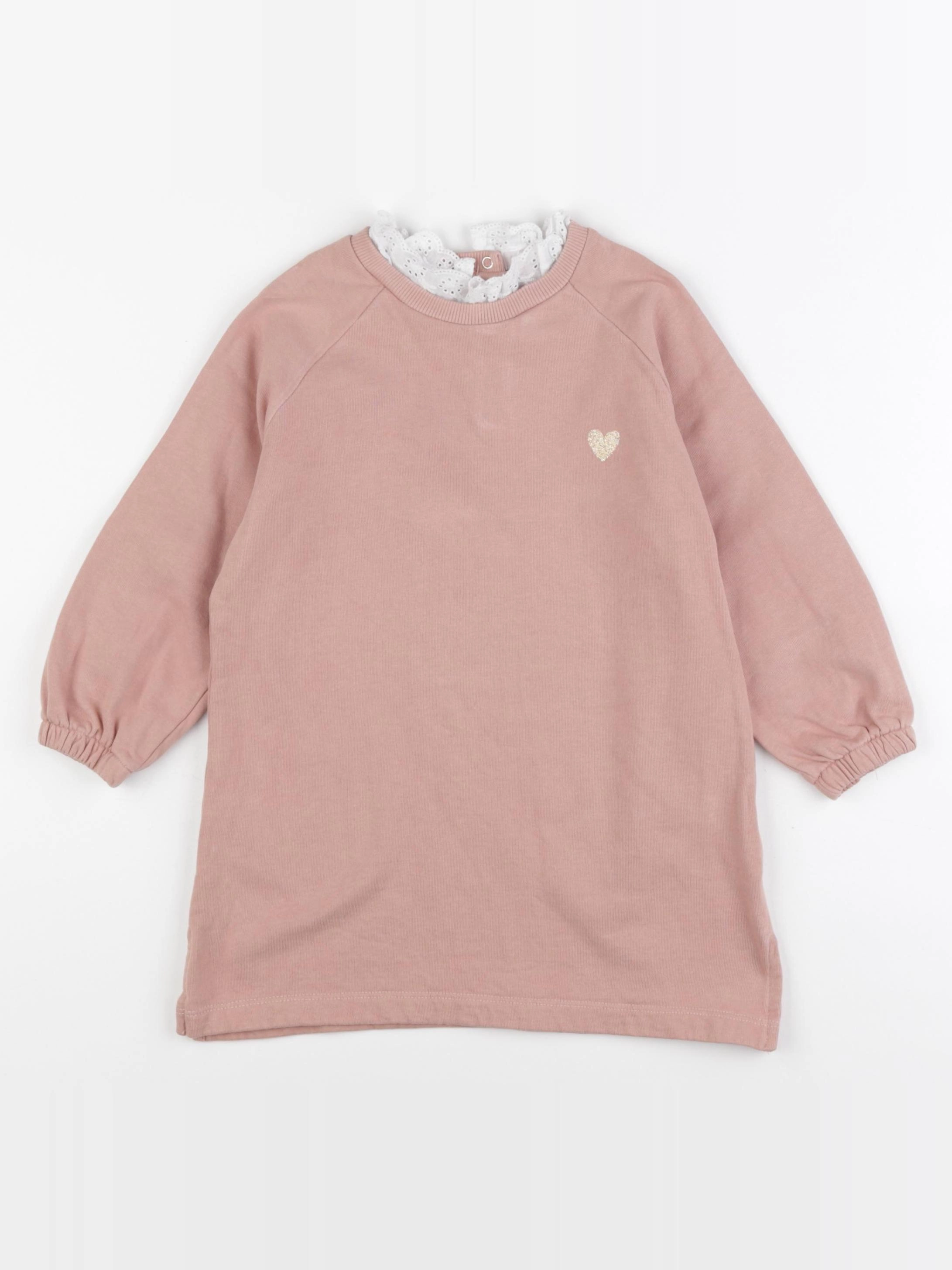 Vertbaudet - robe rose - 4 ans