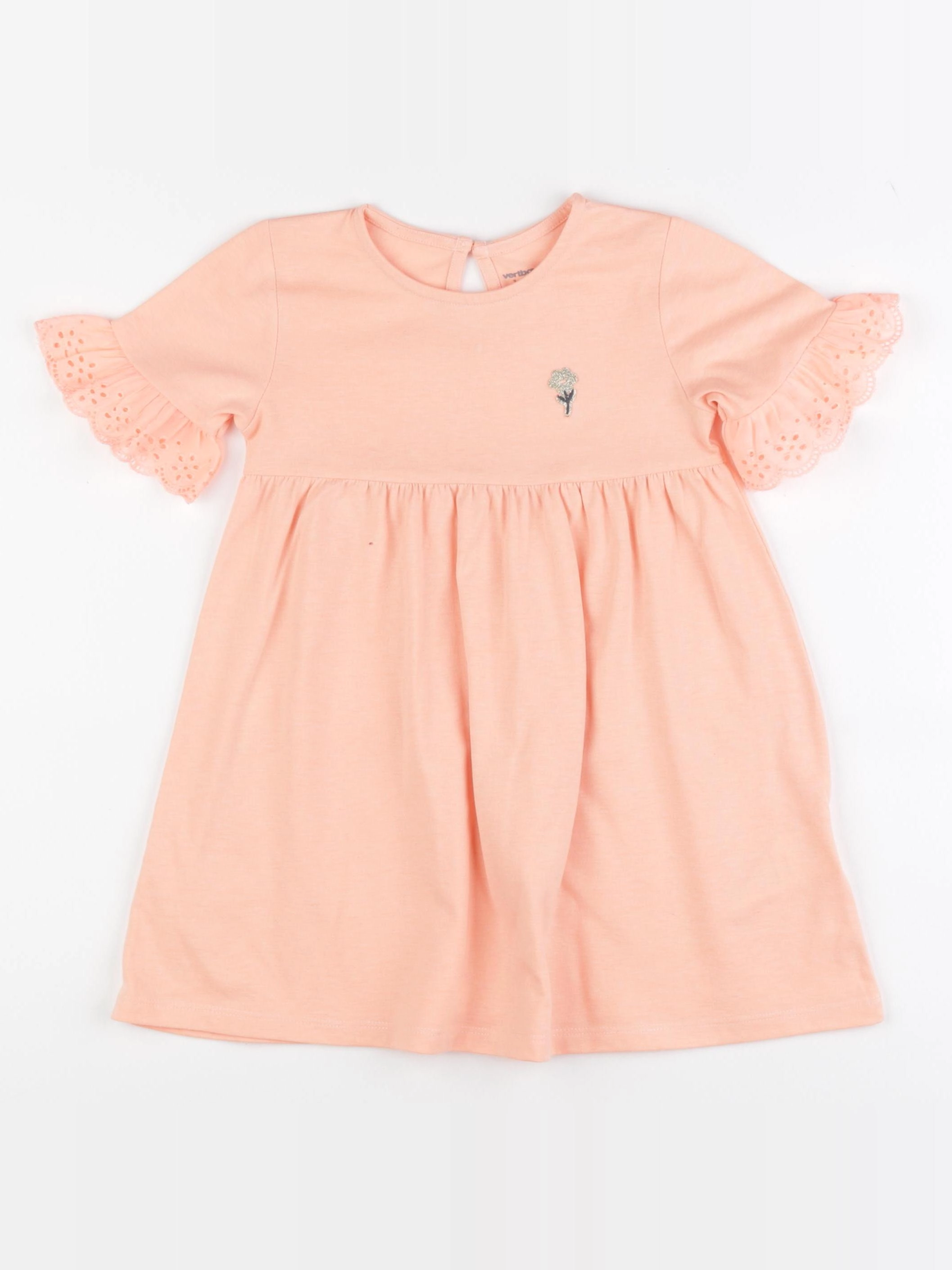 Vertbaudet - robe orange - 3 ans
