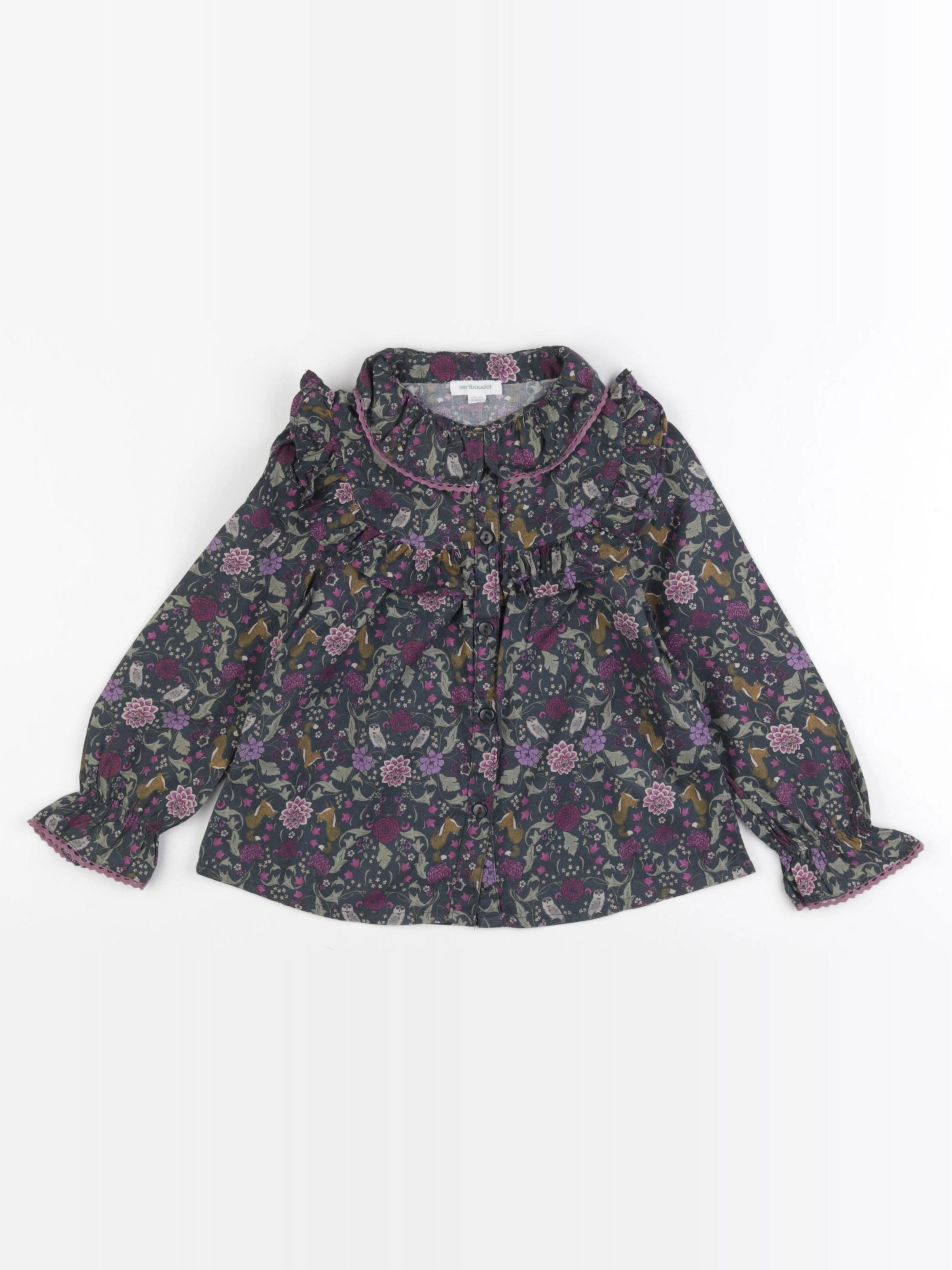Vertbaudet - blouse multicolore - 4 ans
