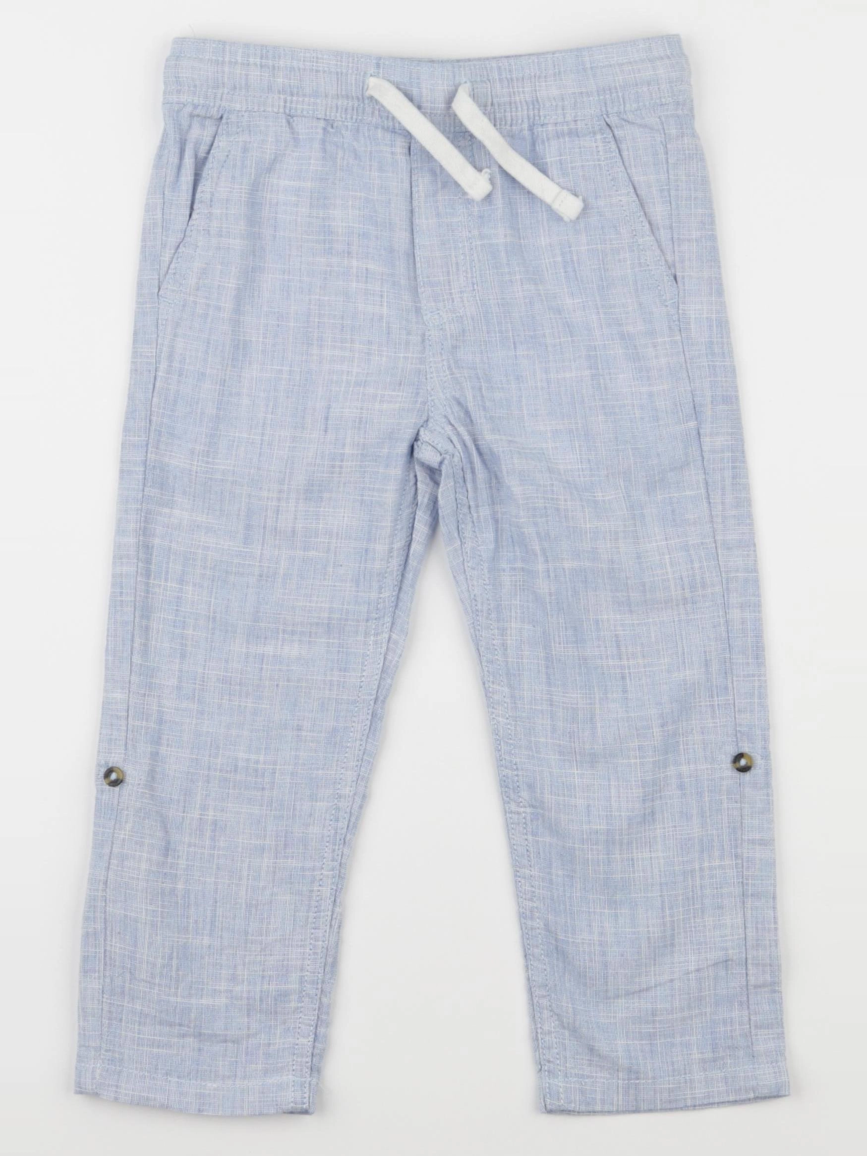 Vertbaudet - pantalon bleu - 3 ans