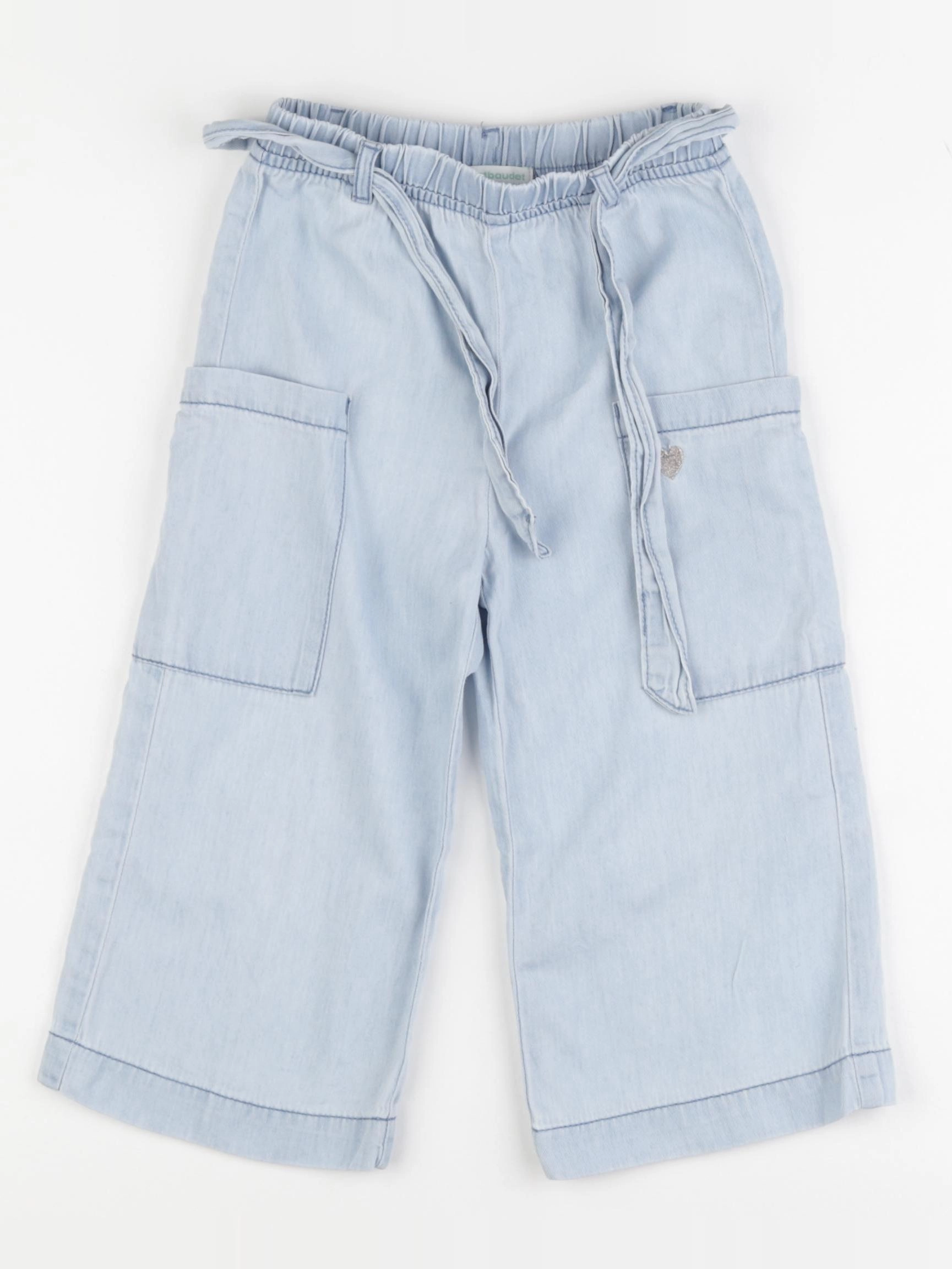 Vertbaudet - pantalon bleu - 4 ans