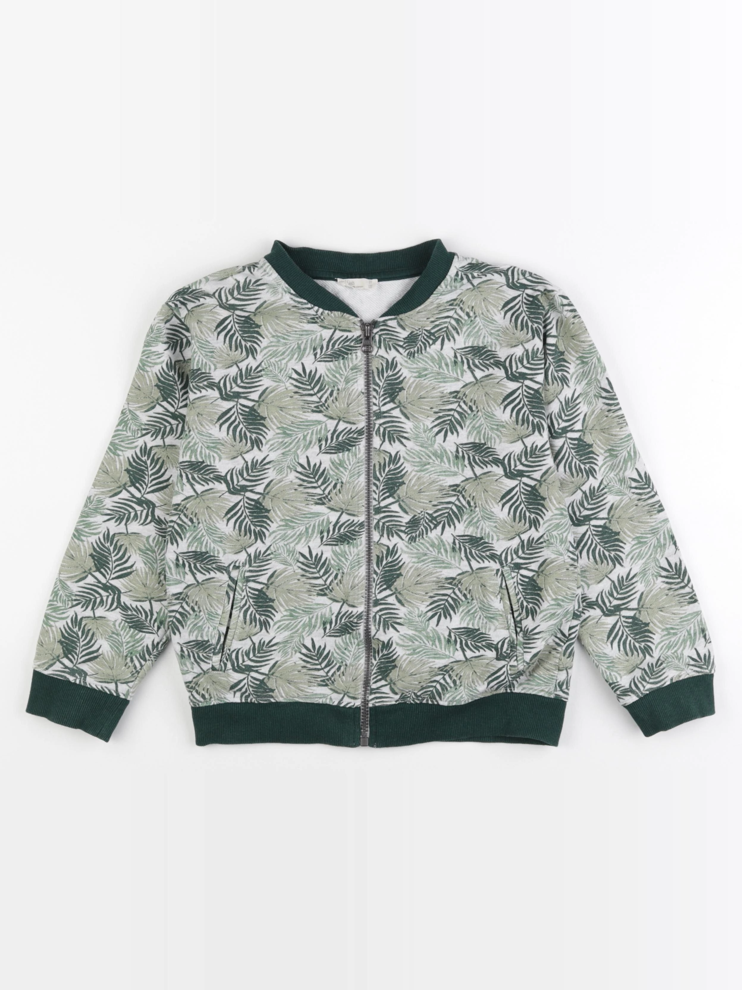 Little Cigogne - sweat vert - 8 ans