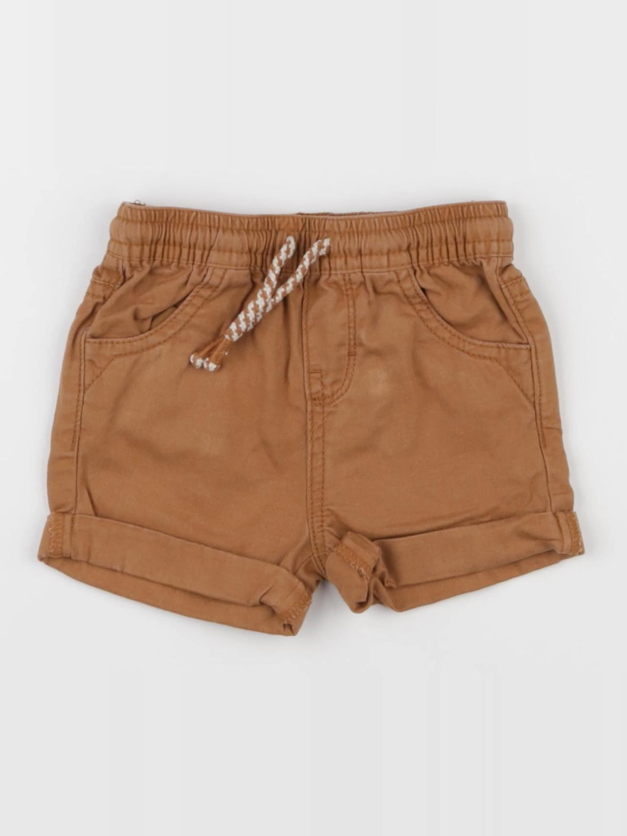 Vertbaudet - short marron - 9 mois
