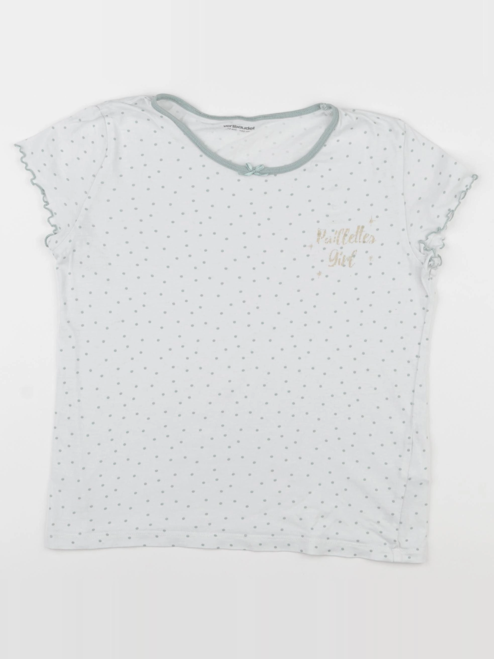 Vertbaudet - maillot de corps vert - 12 ans
