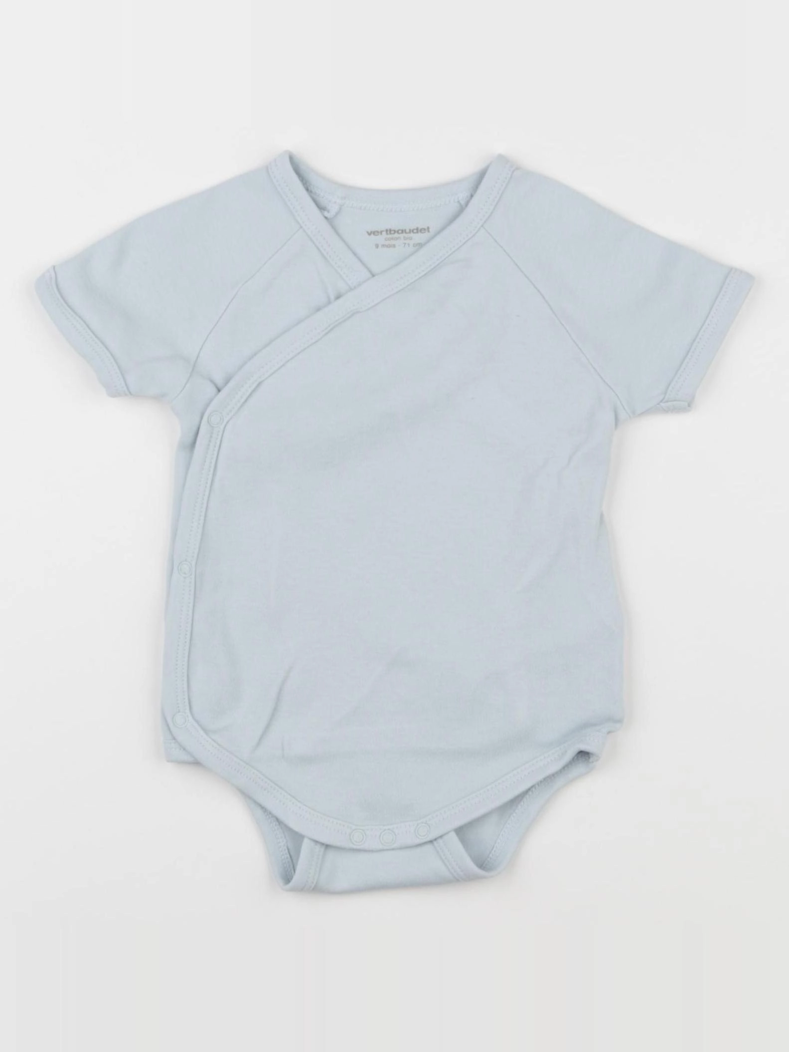 Vertbaudet - body bleu - 9 mois