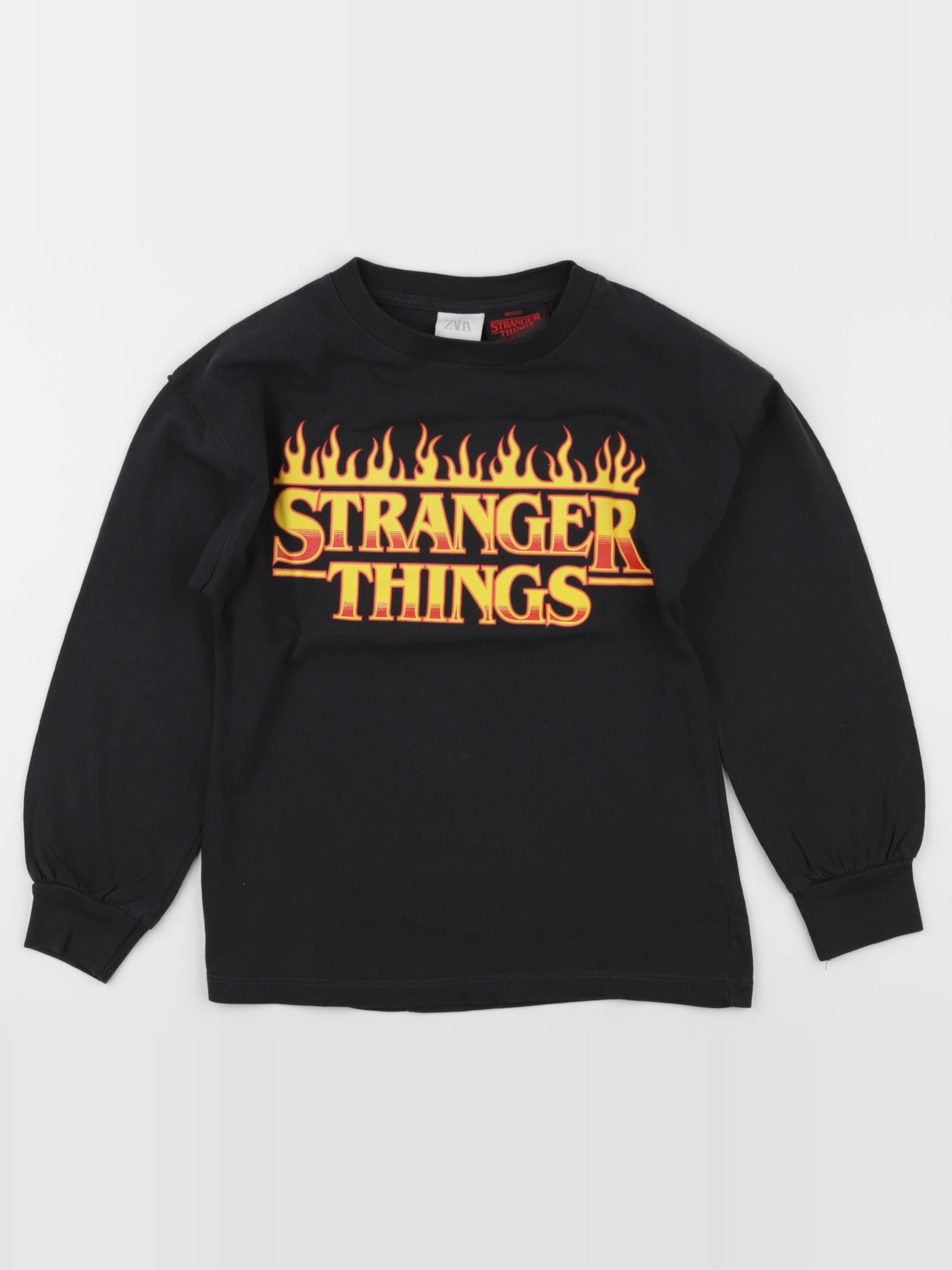 Zara - tee-shirt imprimé au dos noir - 9 ans