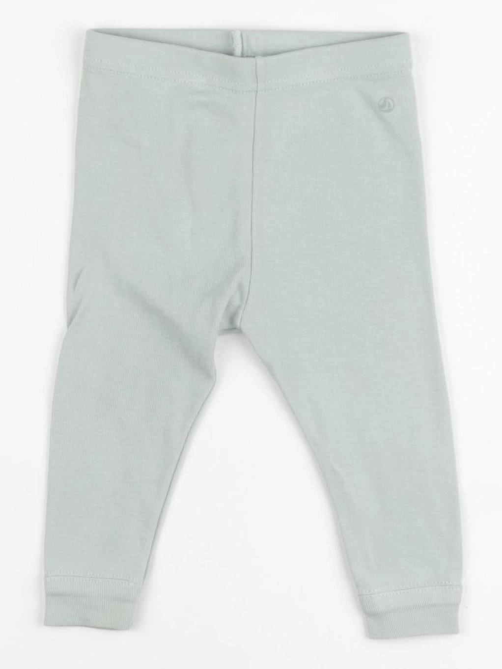 Petit Bateau - legging vert - 6 mois