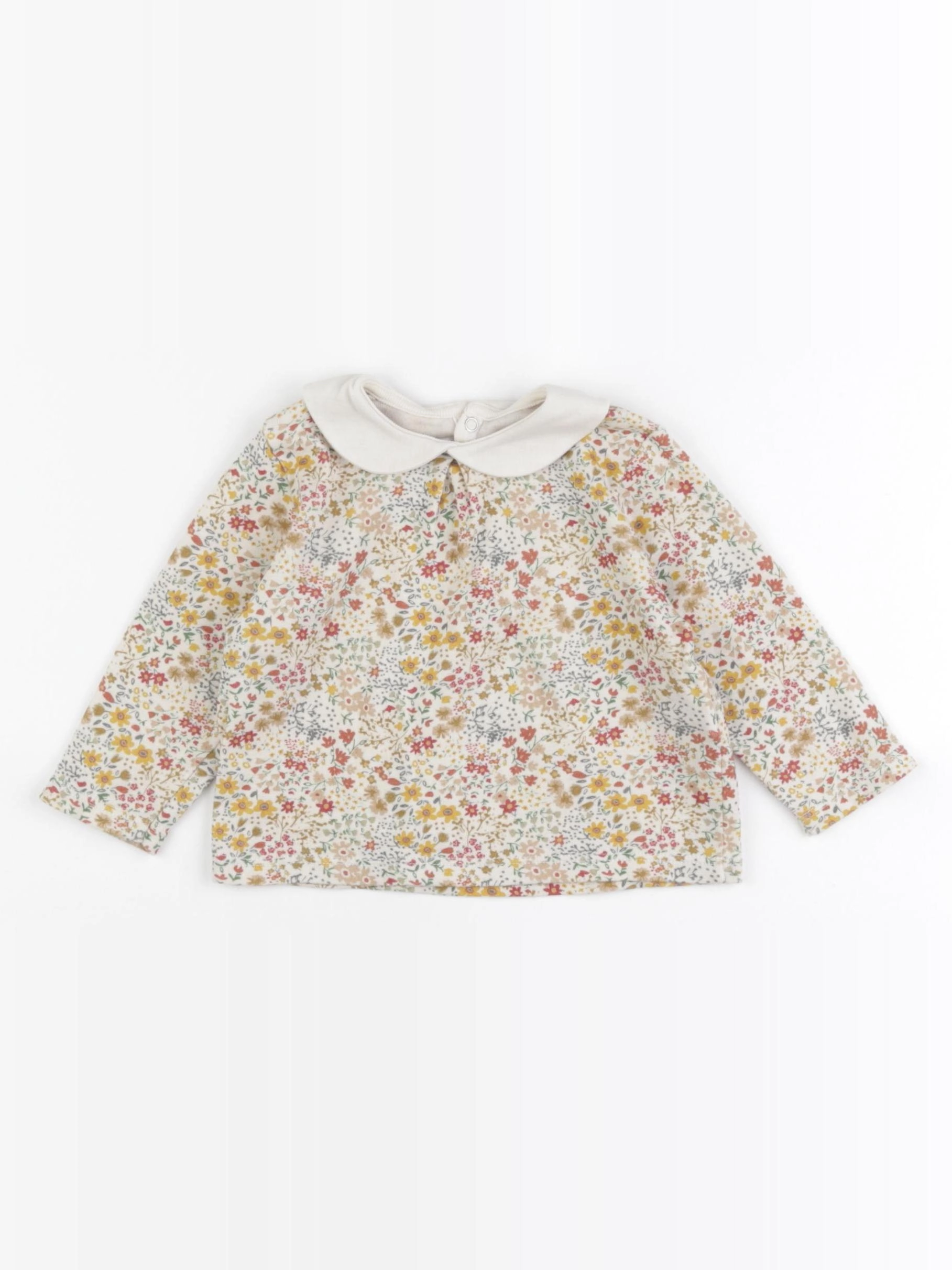 Petit Bateau - tee-shirt multicolore - 6 mois