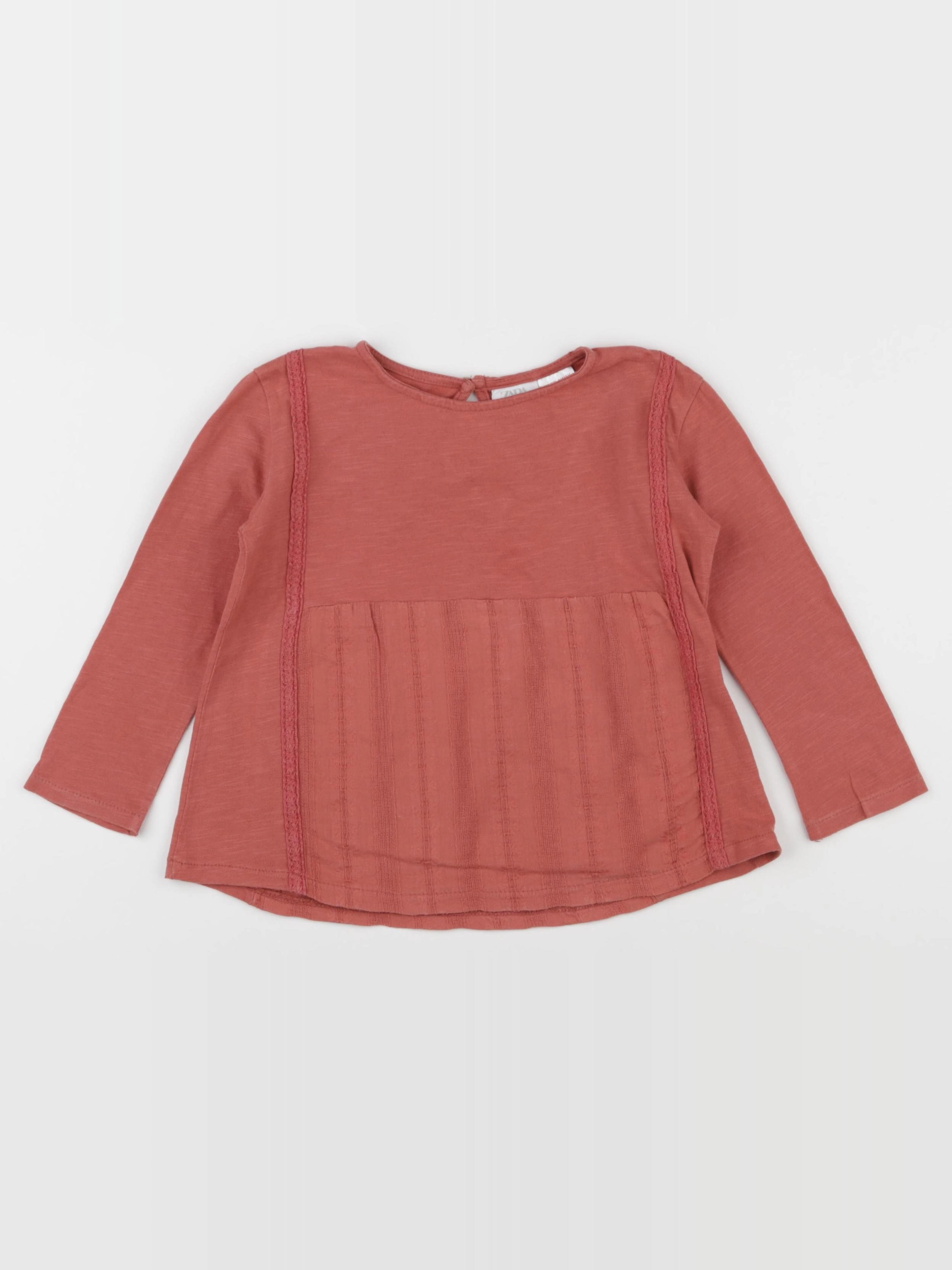 Zara - tee-shirt rouge - 3/4 ans